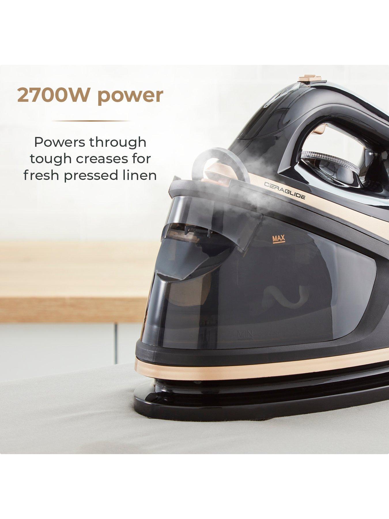 Image 3 of 6 of Tower Ceraglide&nbsp;Steam Generator Iron 2700W&nbsp;- Black/Gold