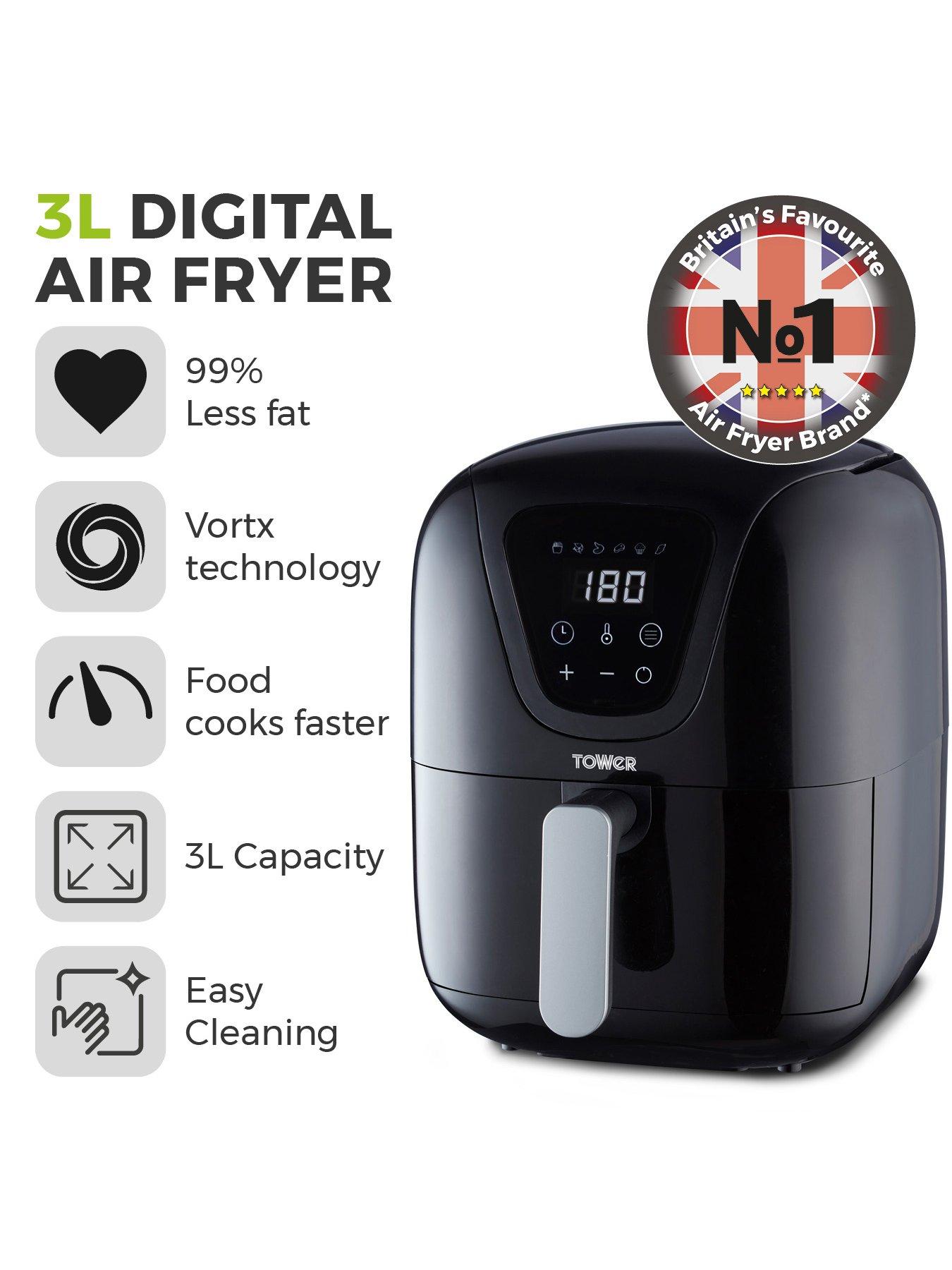 Tower Vortx 3L Digital Air Fryer very.co.uk