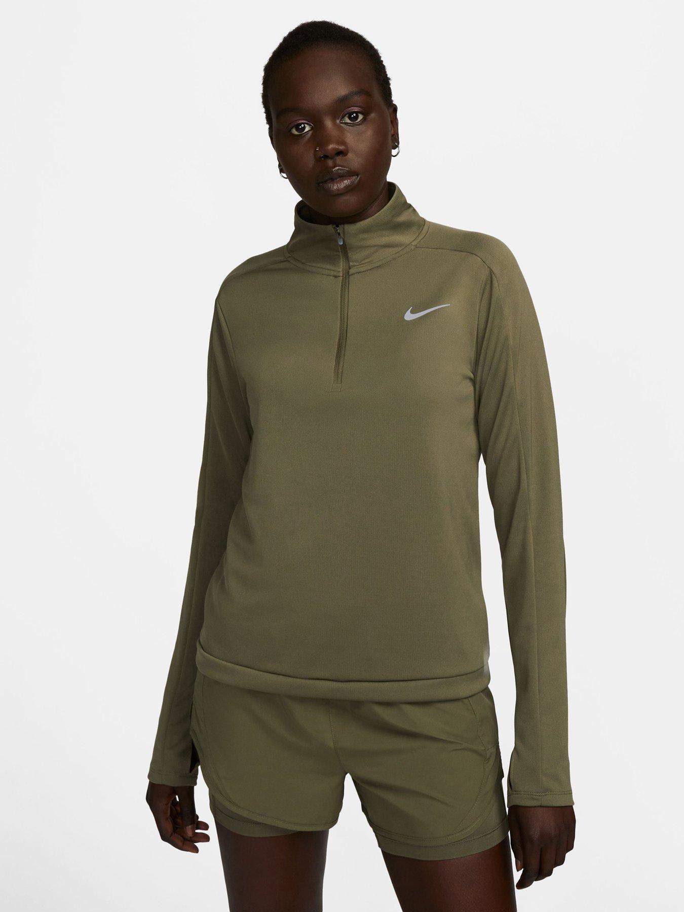 nike running top green