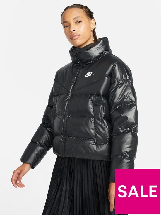 Nike NSW City Jacket - Black | very.co.uk