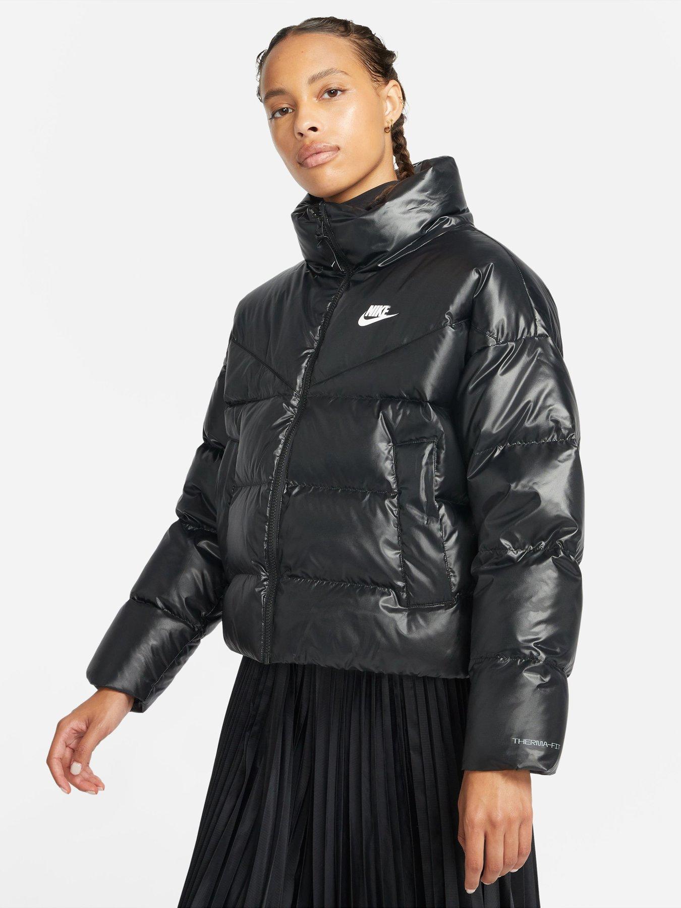 Nike black casual clearance jacket