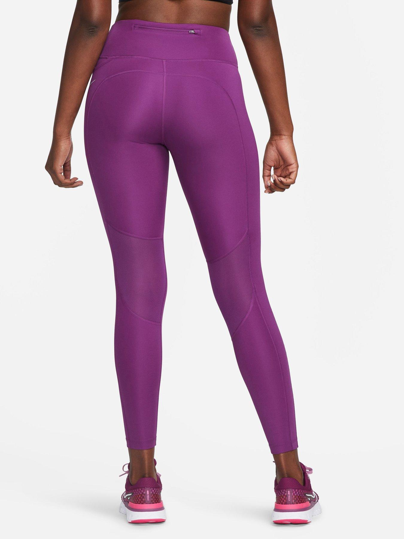 Nike Running Dri-FIT Run Division Fast reflective leggings in dark purple