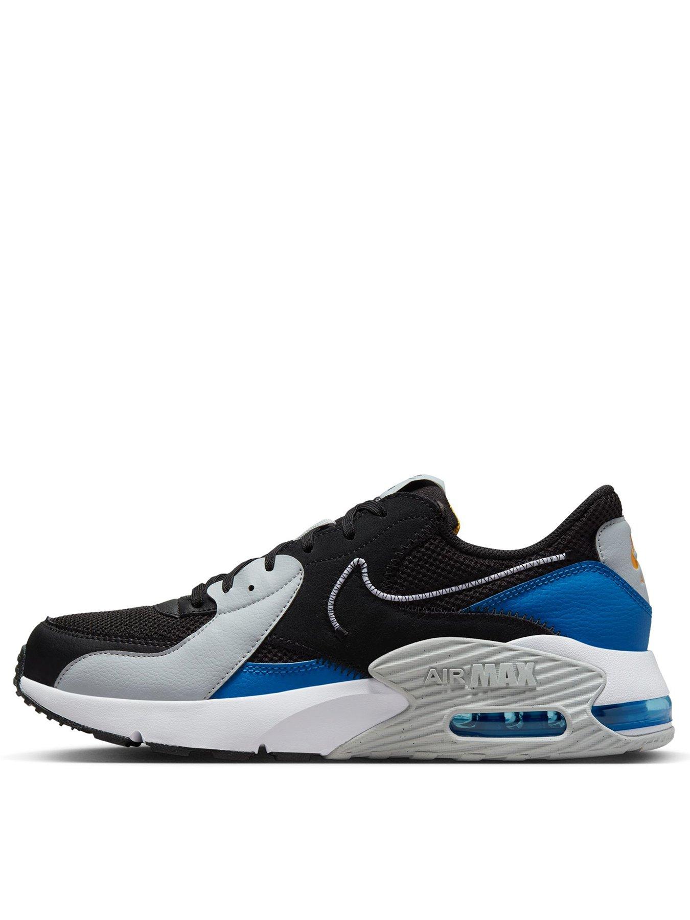 Nike airmax outlet blue and black