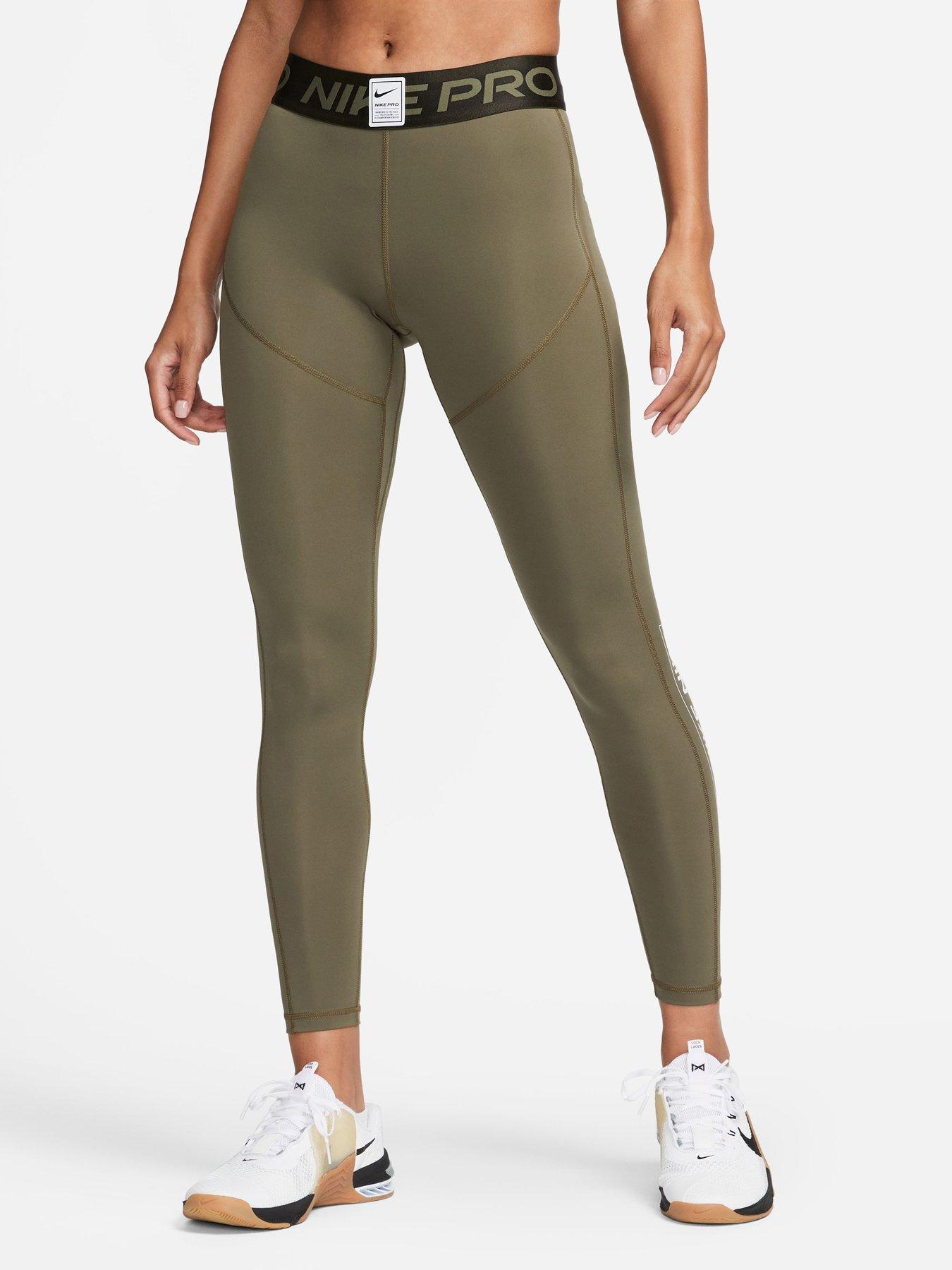 NIKE WOMEN'S PRO LEGGINGS - GREY