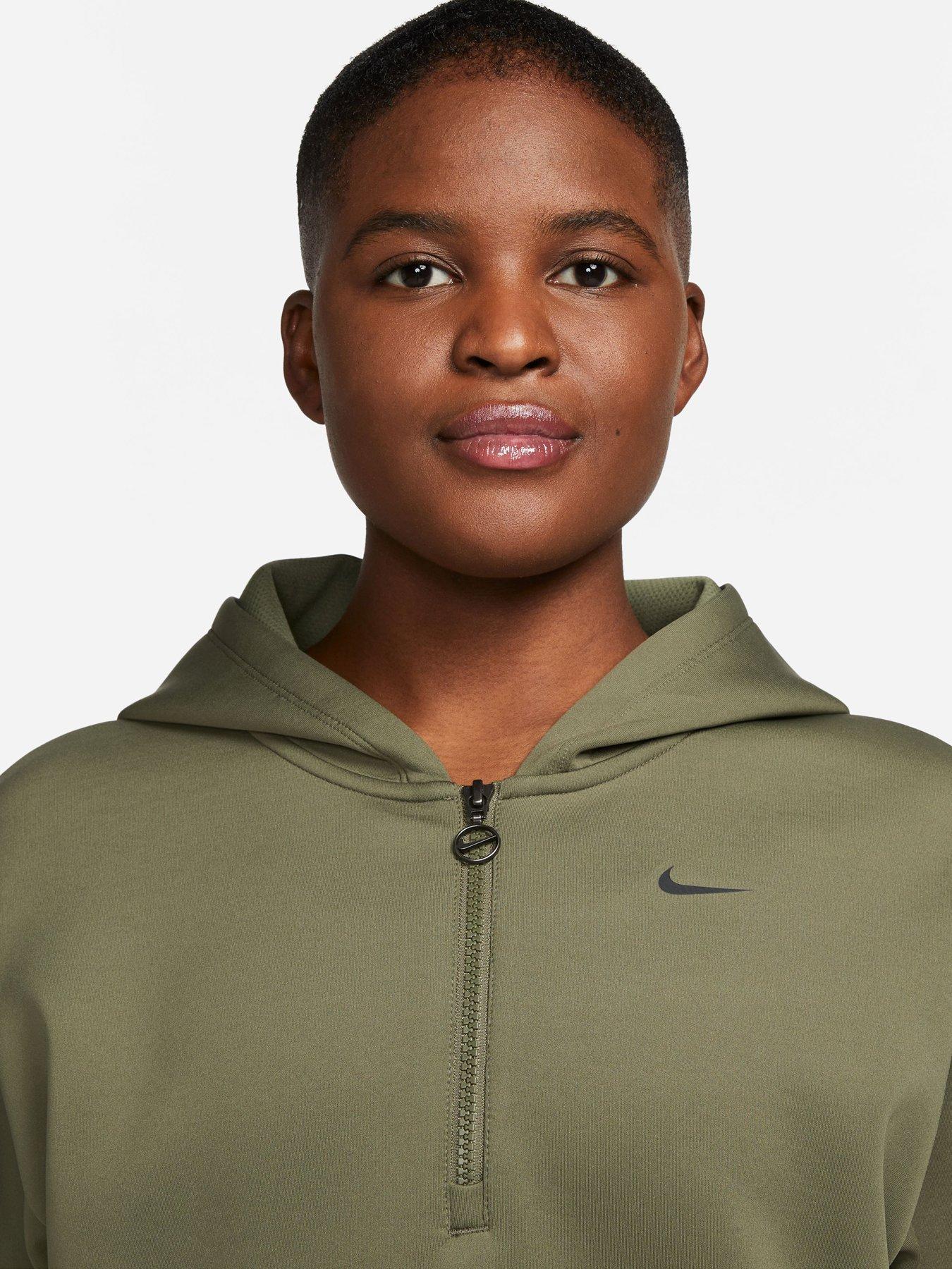 Womens olive green nike hoodie sale