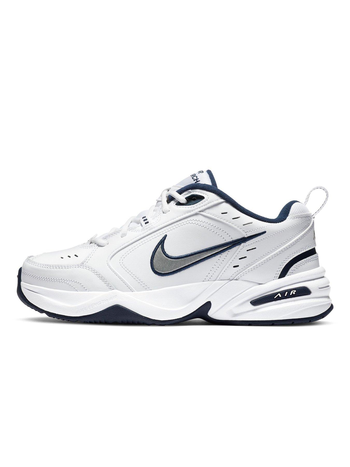 Nike Air Monarch Iv White Silver very