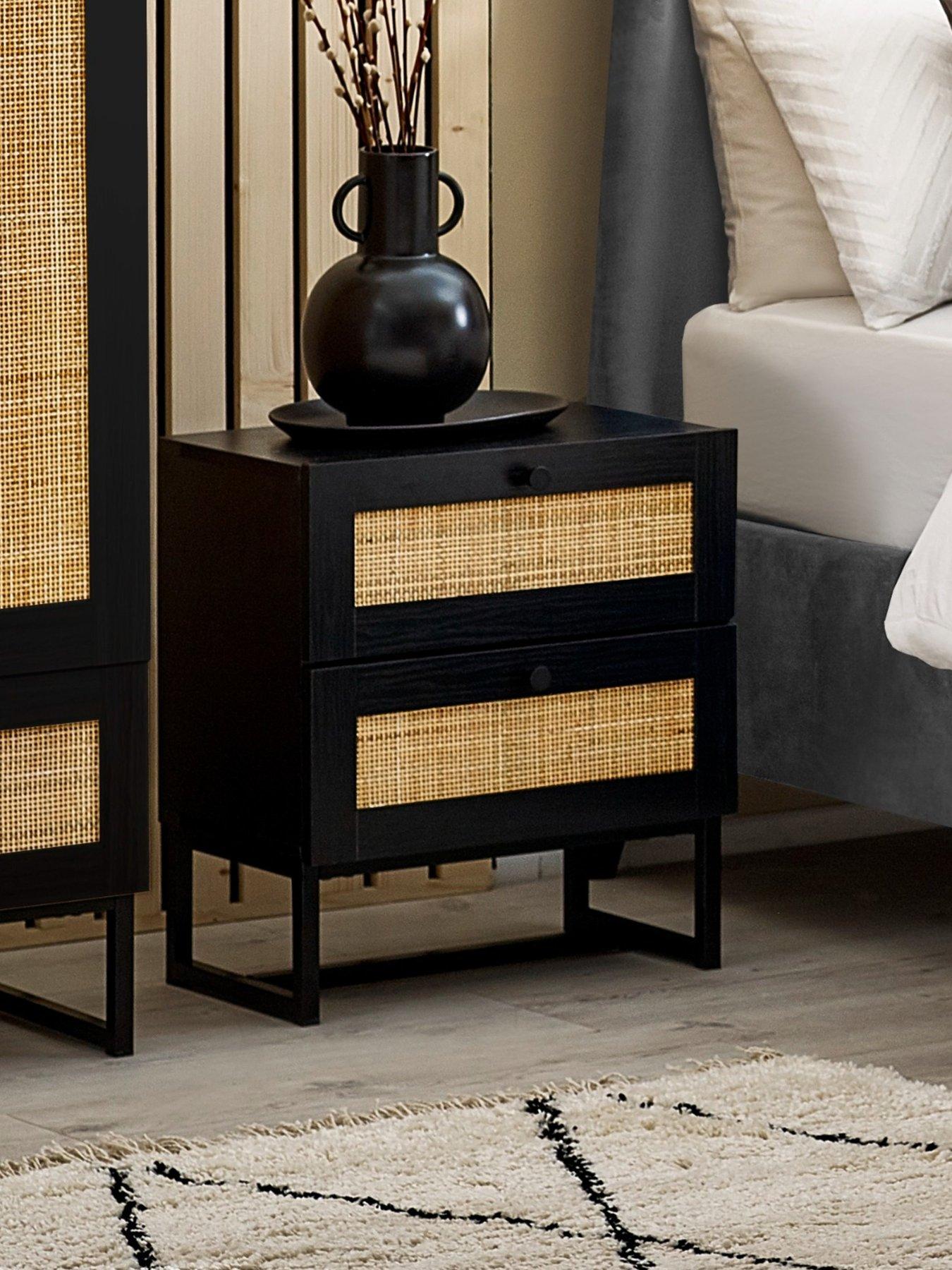 Julian Bowen Padstow 2 Drawer Bedside Table