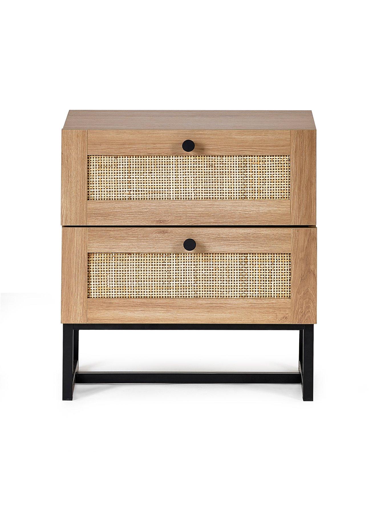 undefined Padstow 2 Drawer Bedside Table