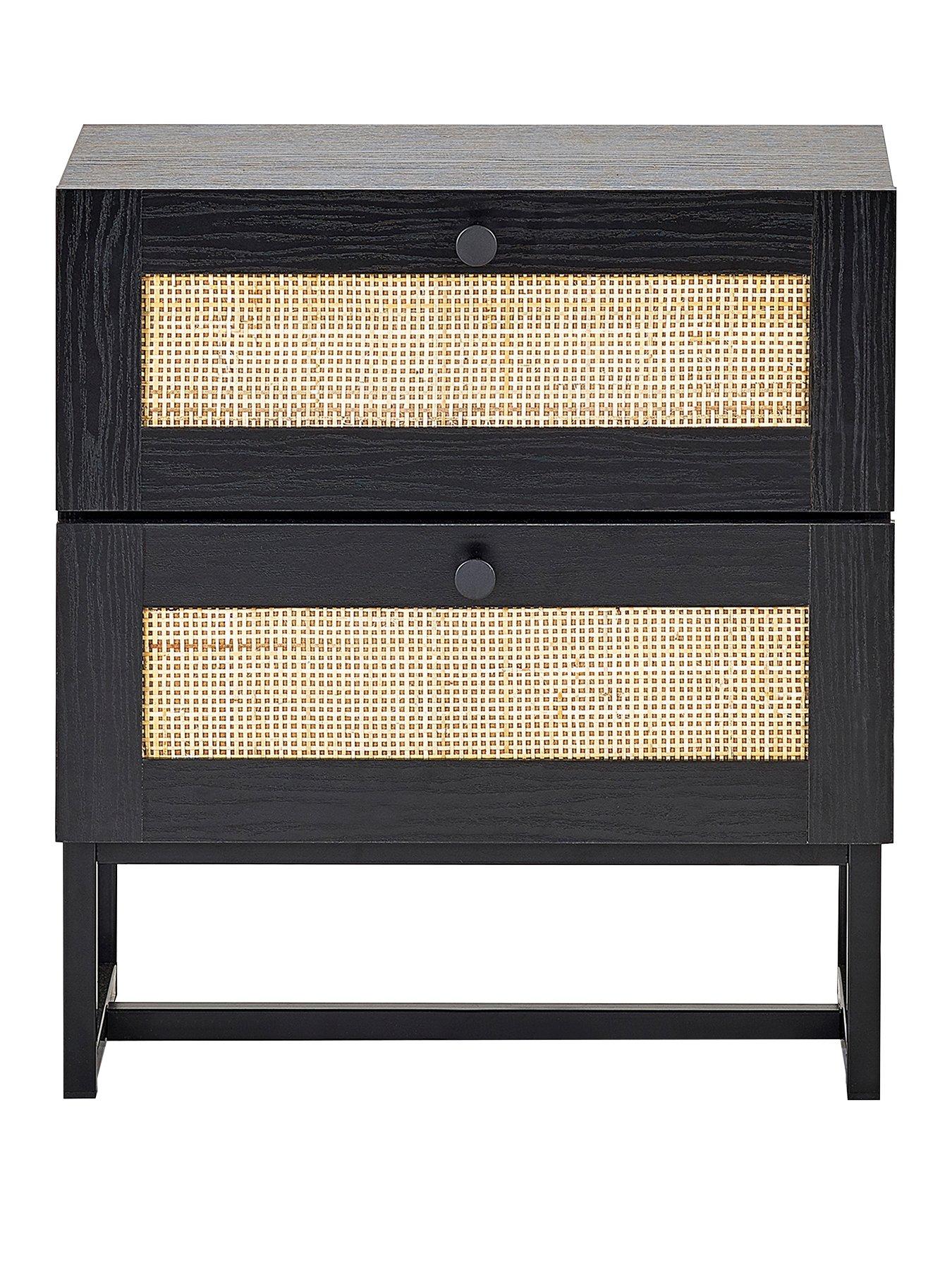 Image 2 of 5 of Julian Bowen Padstow 2 Drawer Bedside Table