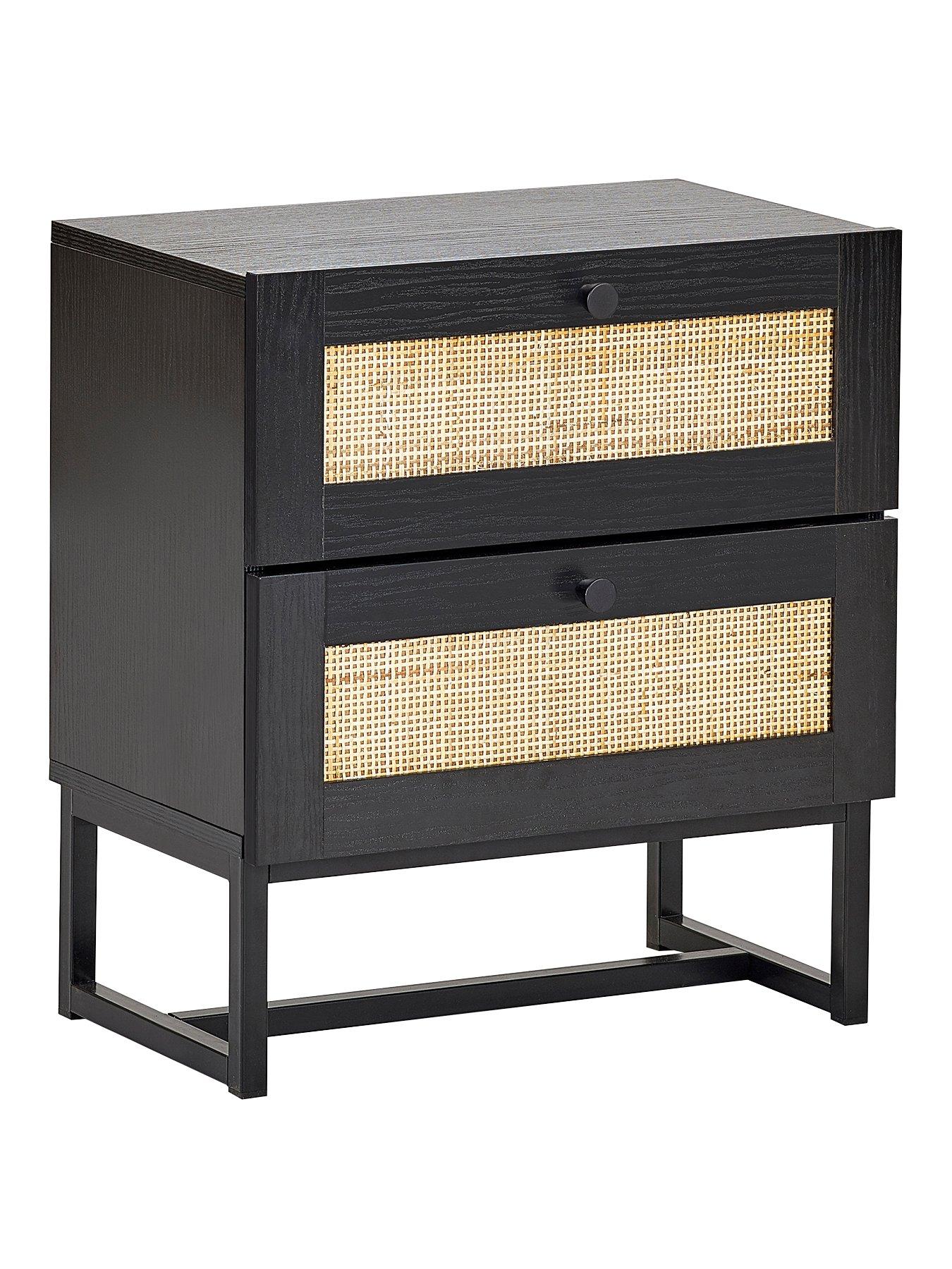 Image 3 of 5 of Julian Bowen Padstow 2 Drawer Bedside Table