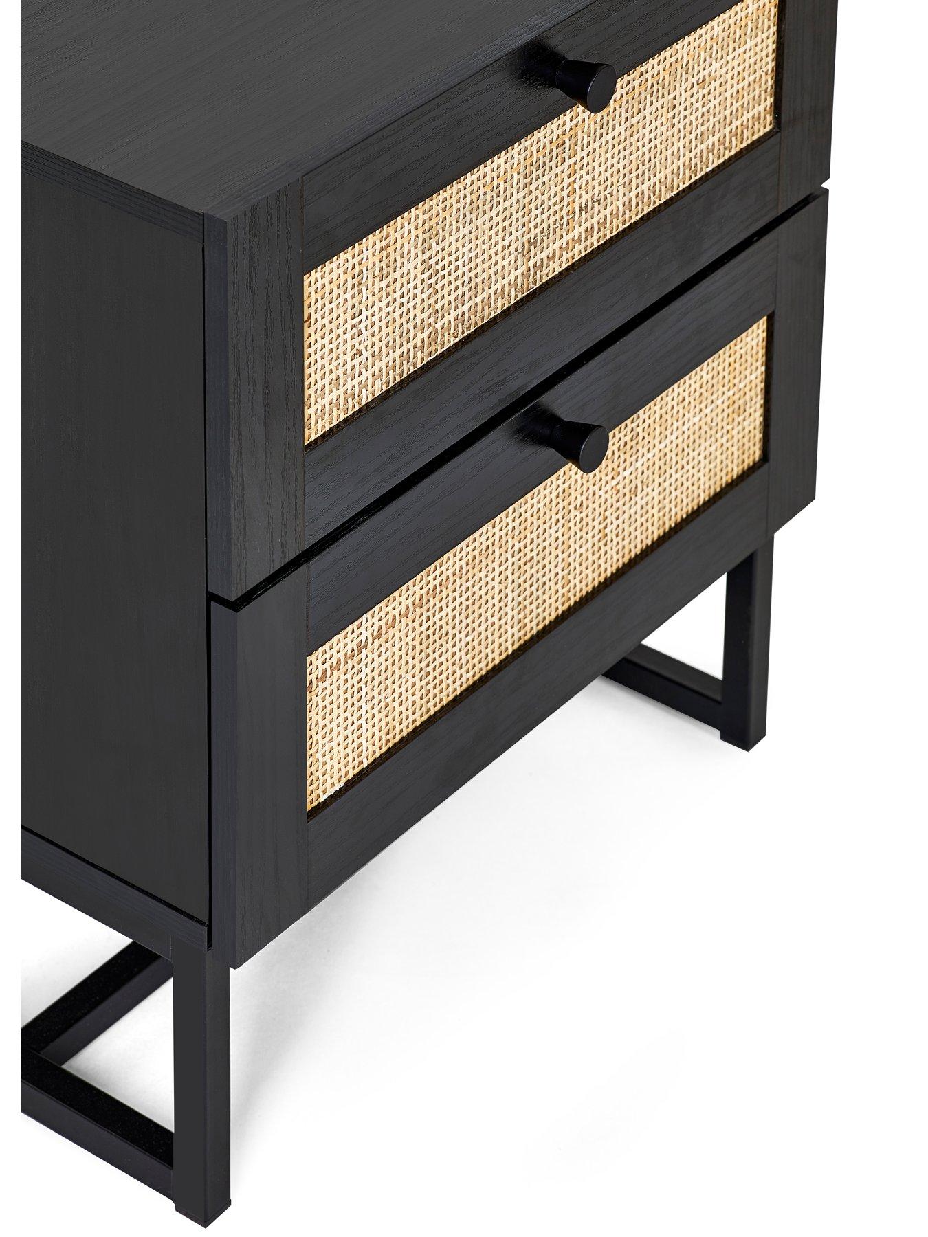 Image 4 of 5 of Julian Bowen Padstow 2 Drawer Bedside Table