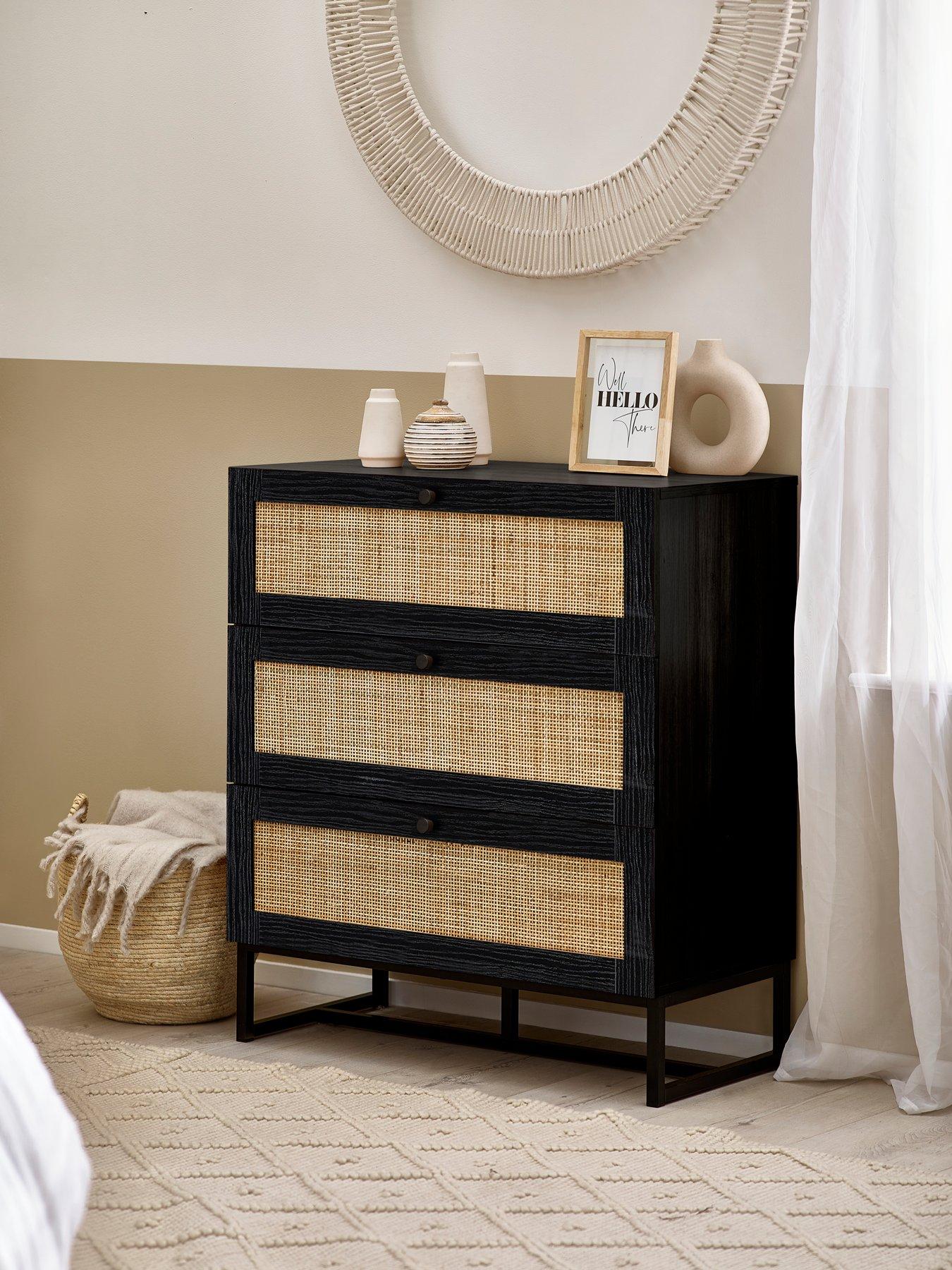 Product photograph of Julian Bowen Padstow 3 Drawer Chest from very.co.uk