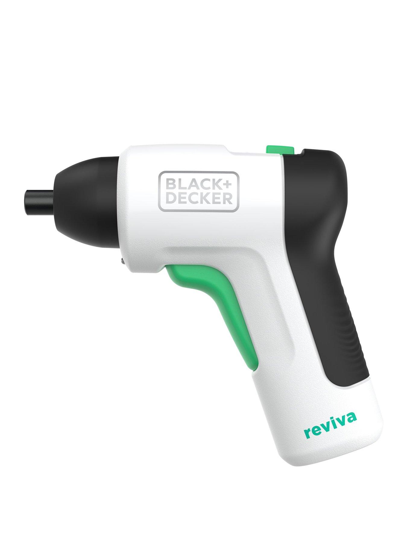 Black Decker REVIVA 3.6V Battery Screwdriver REVSD4C XJ very