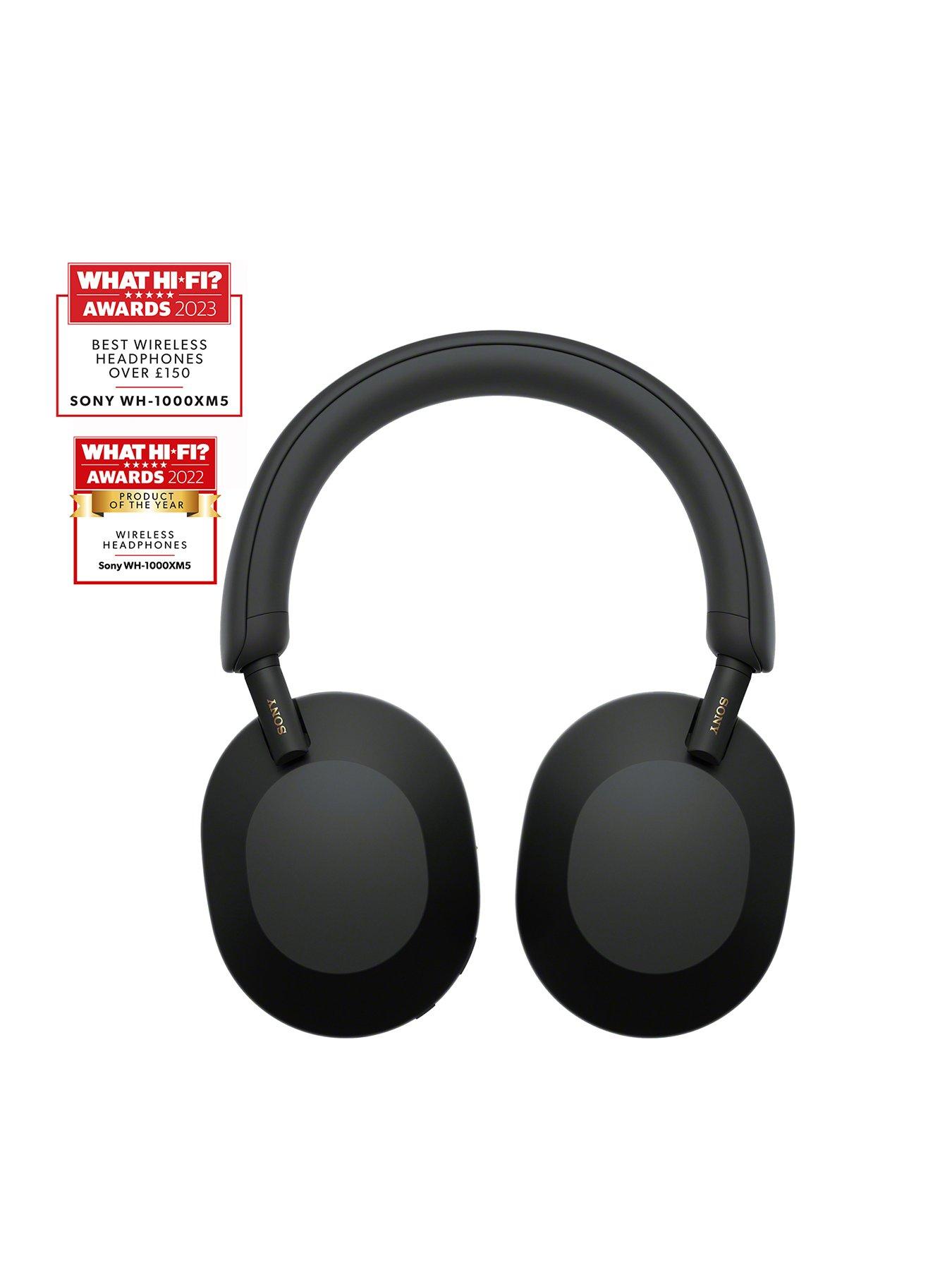 Sony WH-1000XM5 Wireless Closed-Back Over-Ear Noise Cancelling Headphones,  Black WH1000XM5/B