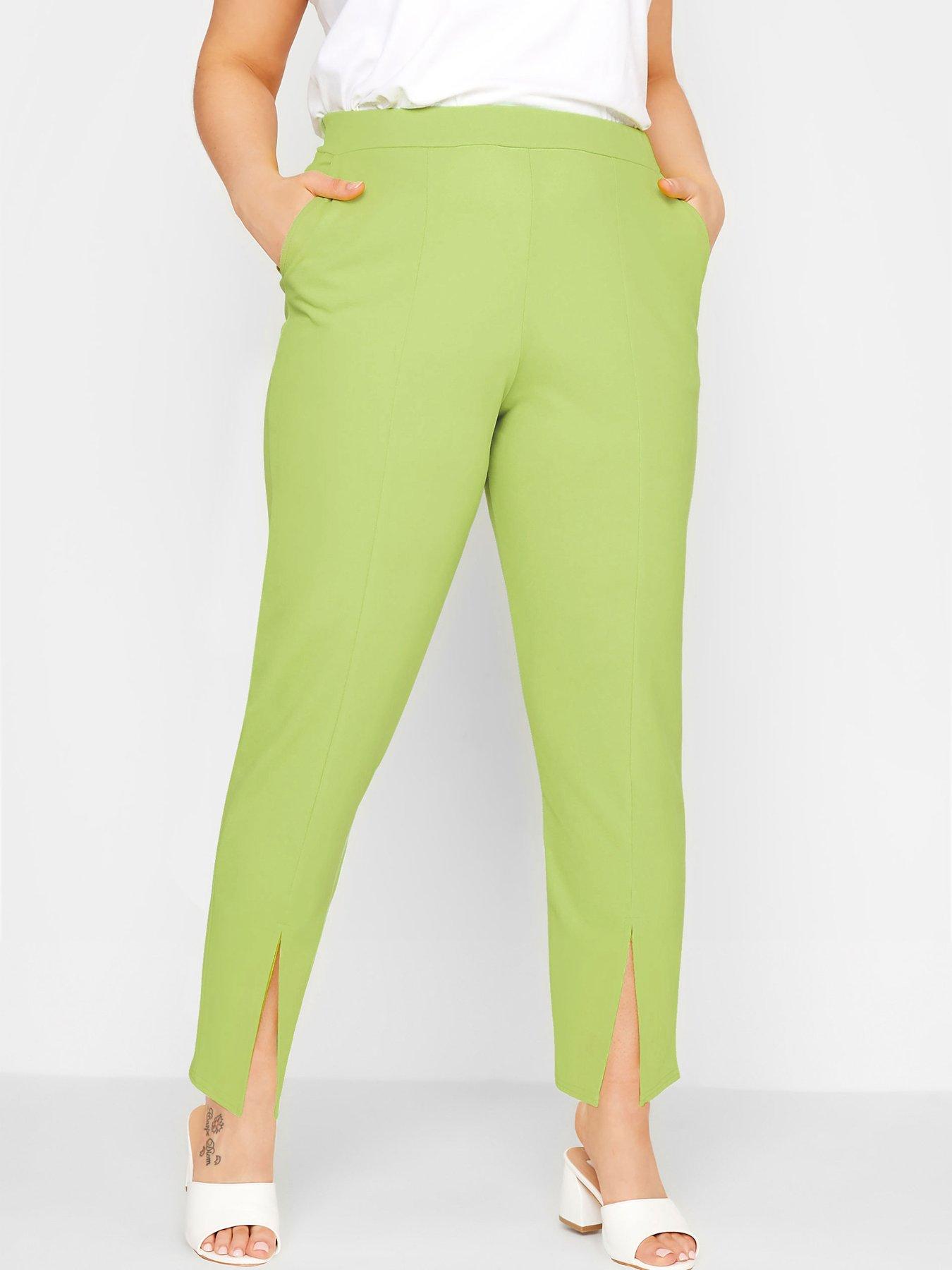 Green Shamouse Silk Slim Fit Trouser PW3677
