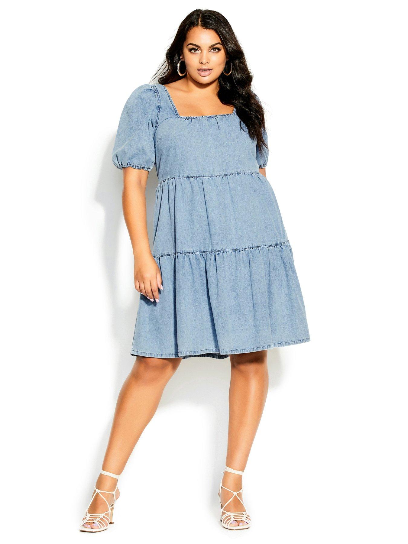 City chic denim store dress