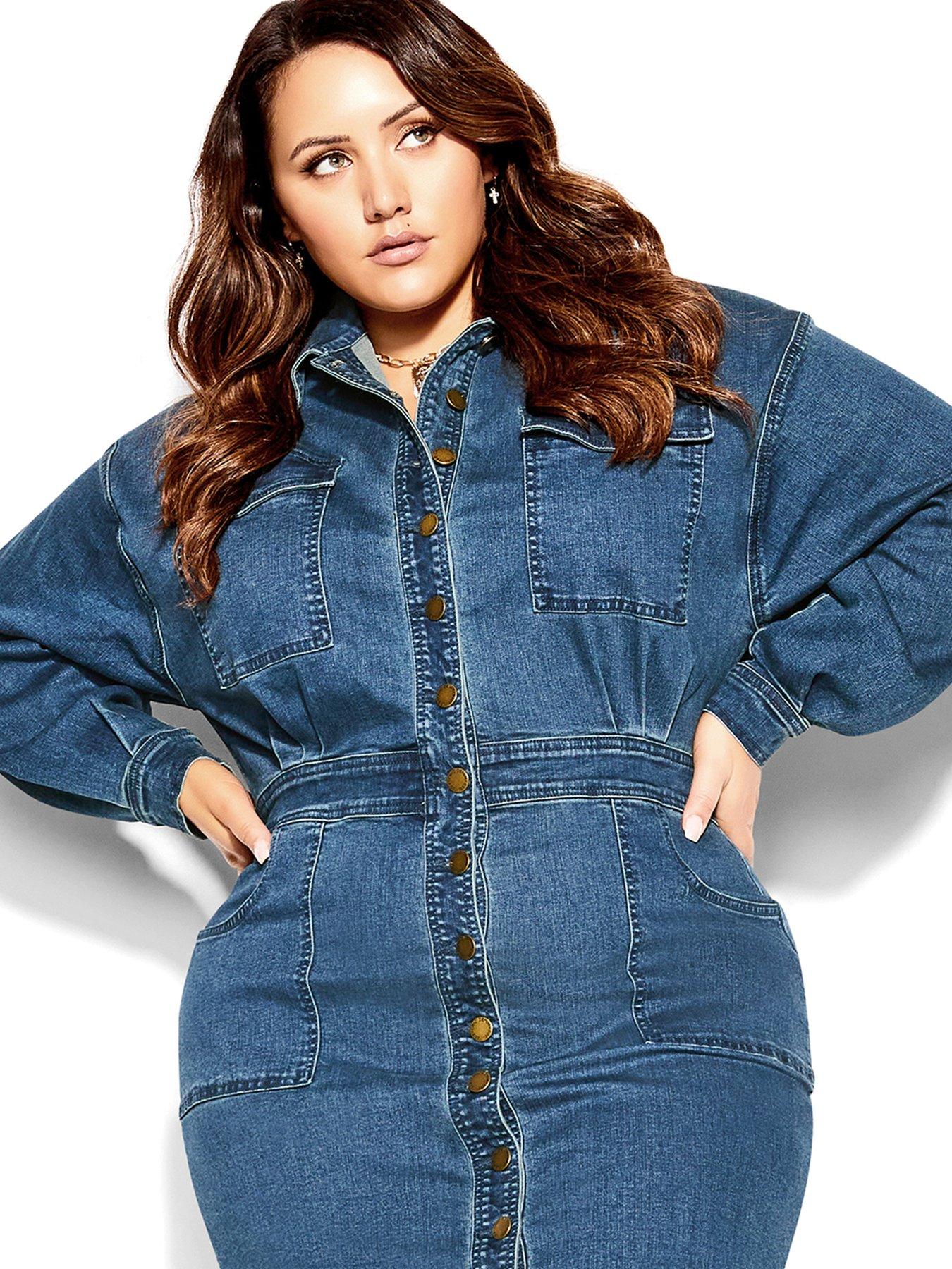 City Chic Denim Rider Dress very