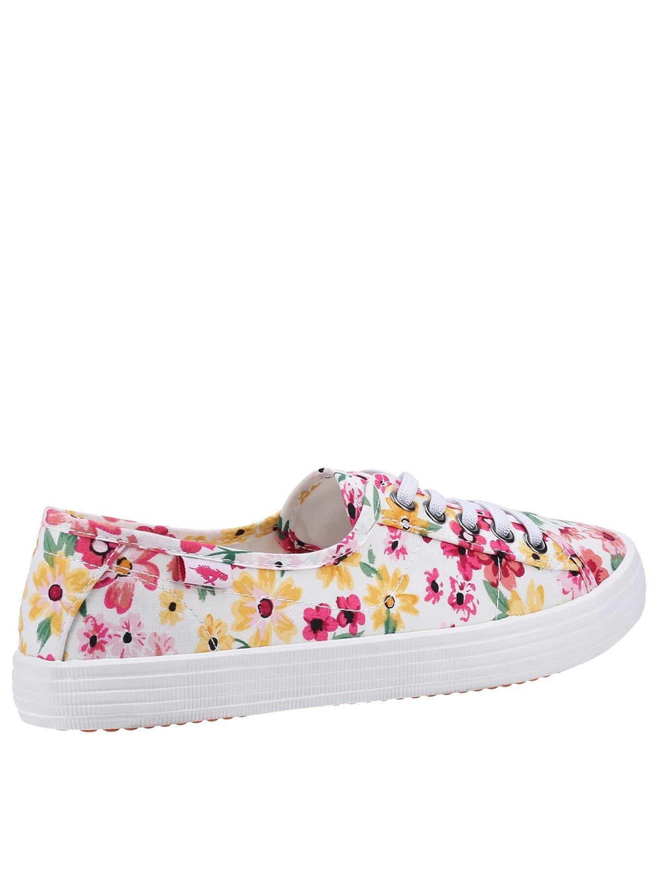 Rocket Dog Chow Chow Margate Floral Plimsolls | very.co.uk