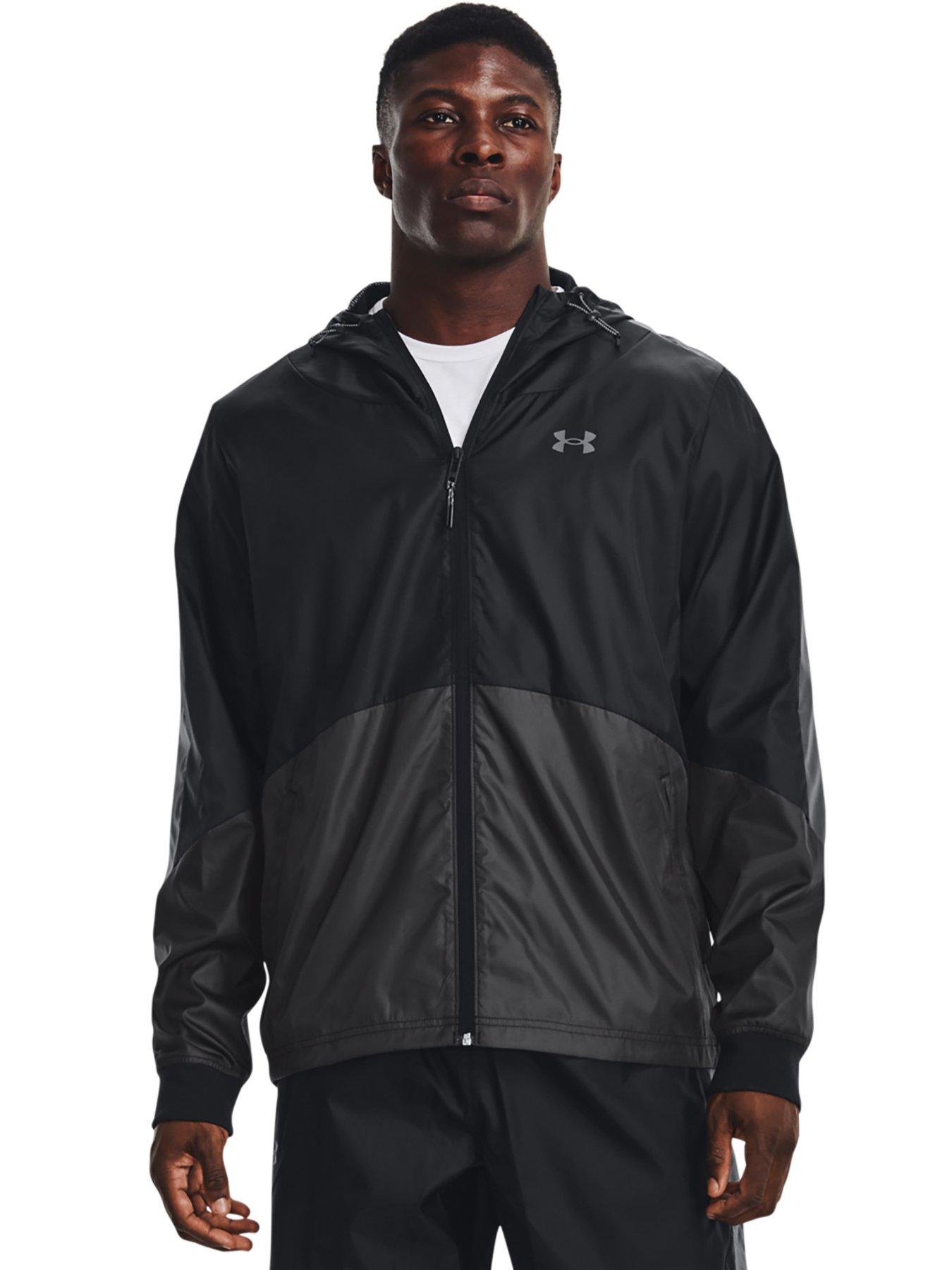 Black under shop armour windbreaker