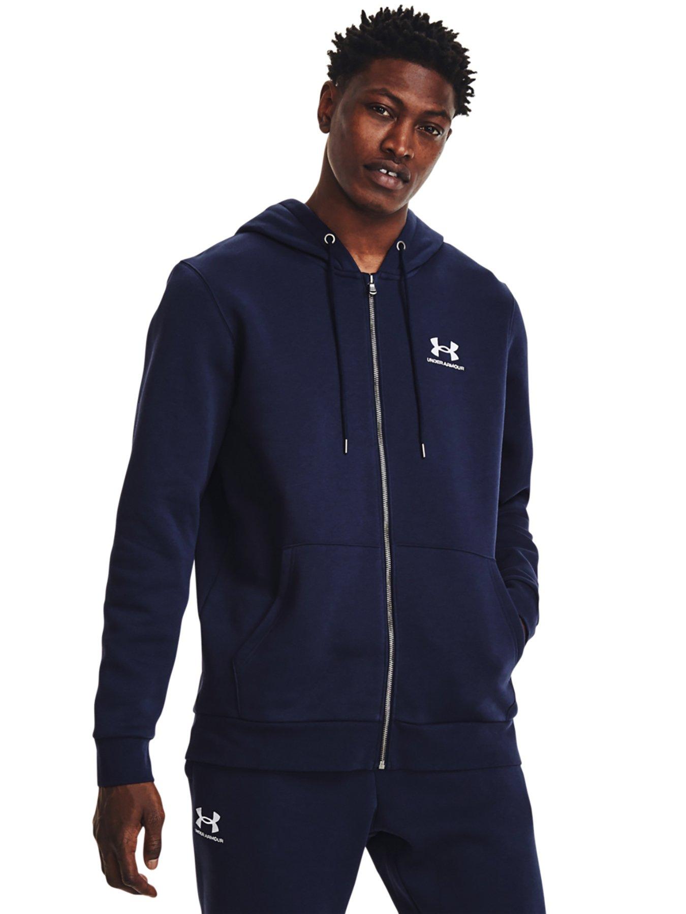 undefined Training Essential Fleece® Full Zip Hoodie - Navy
