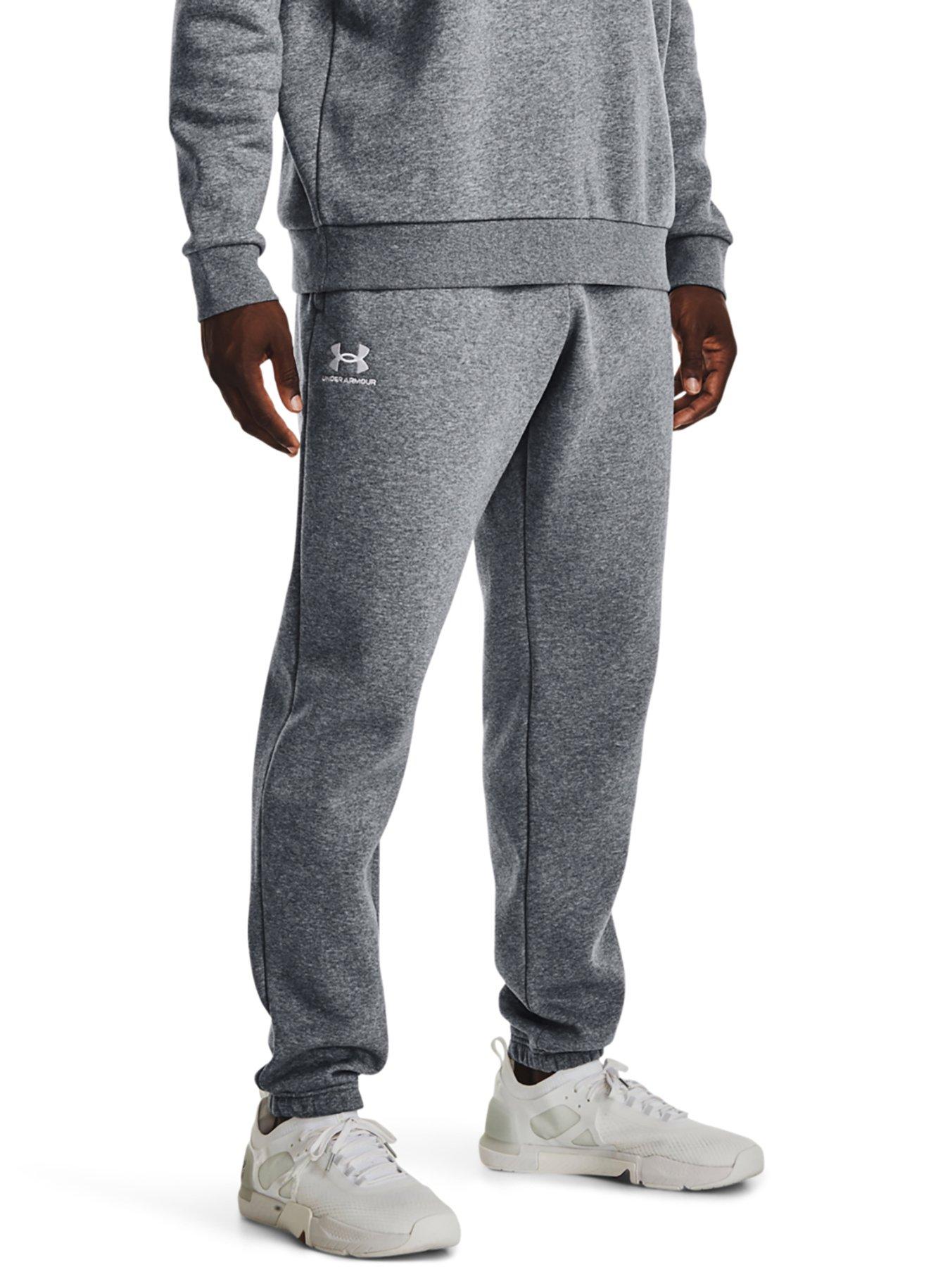 UNDER ARMOUR Training Essential Fleece Joggers - Grey | Very.co.uk