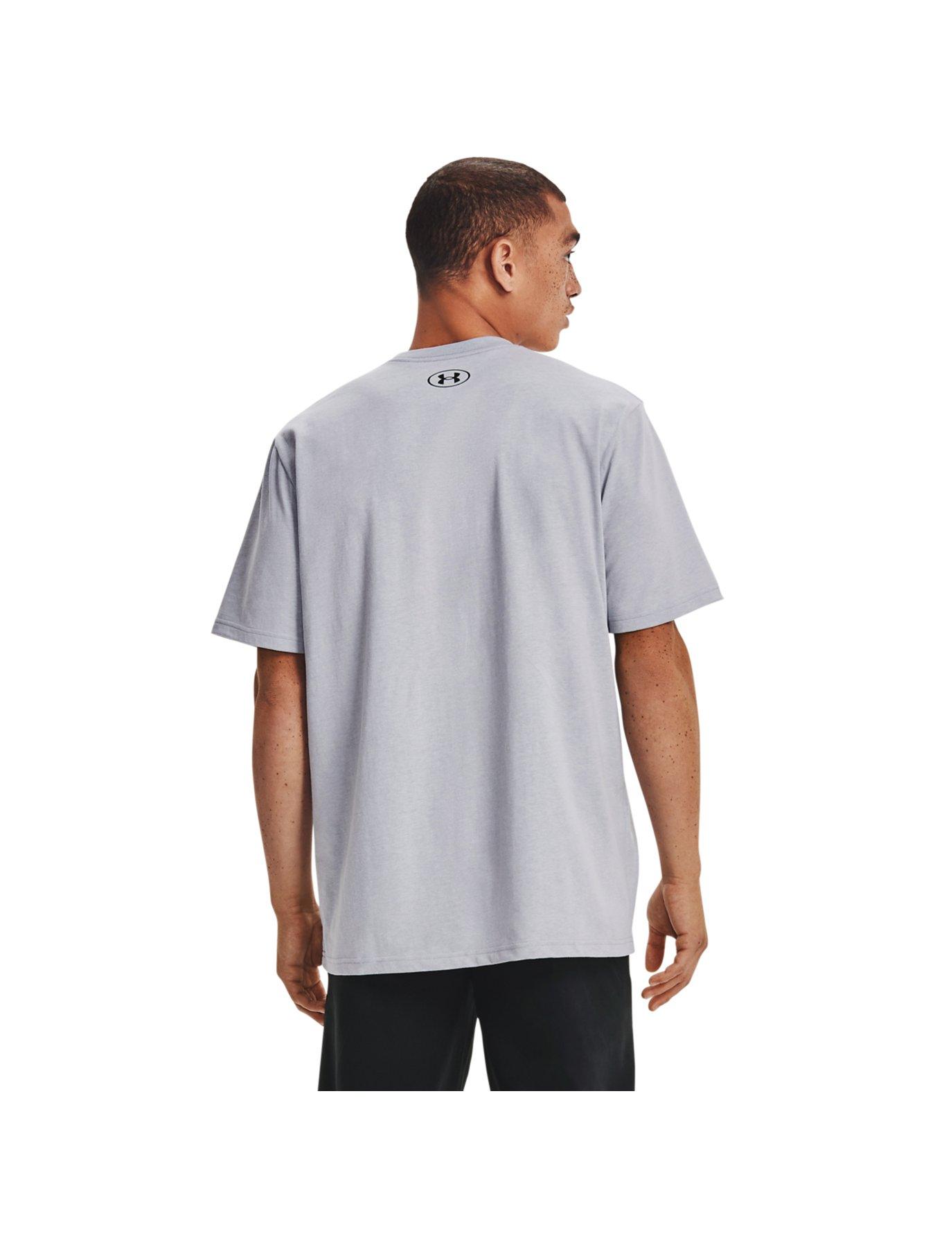 Image 2 of 4 of UNDER ARMOUR Training ABC Camo Boxed Logo Short Sleeve T-Shirt - Grey