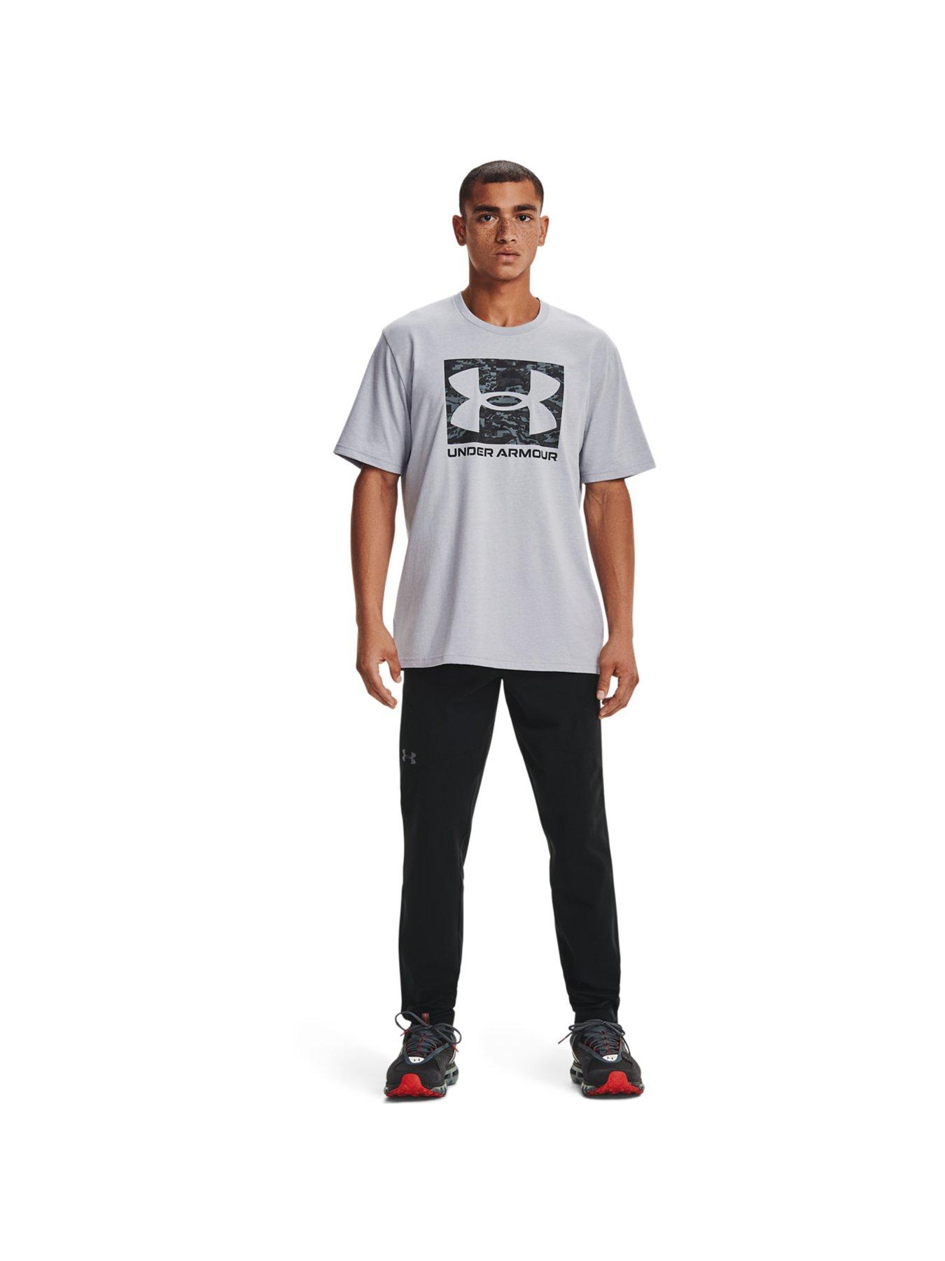 Image 3 of 4 of UNDER ARMOUR Training ABC Camo Boxed Logo Short Sleeve T-Shirt - Grey
