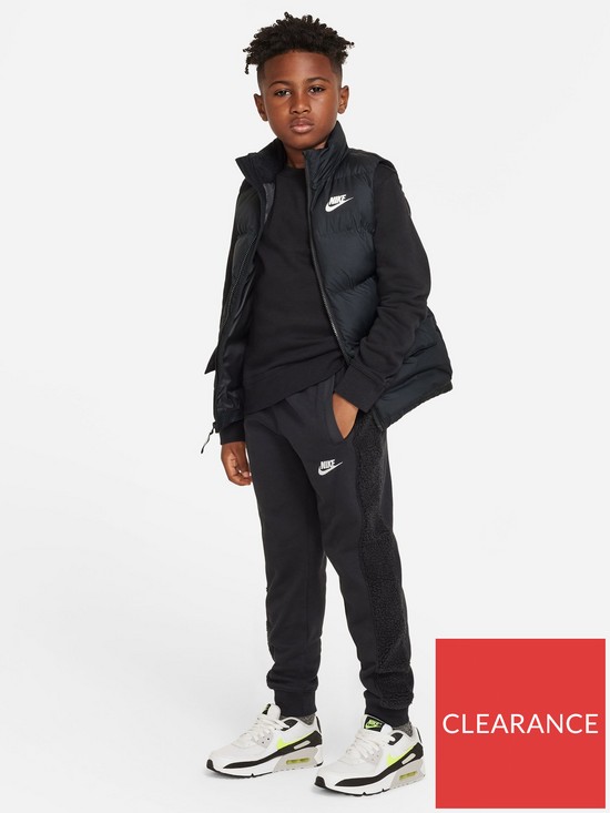 Nike Older Boys Club Winterized Pants - Black | very.co.uk