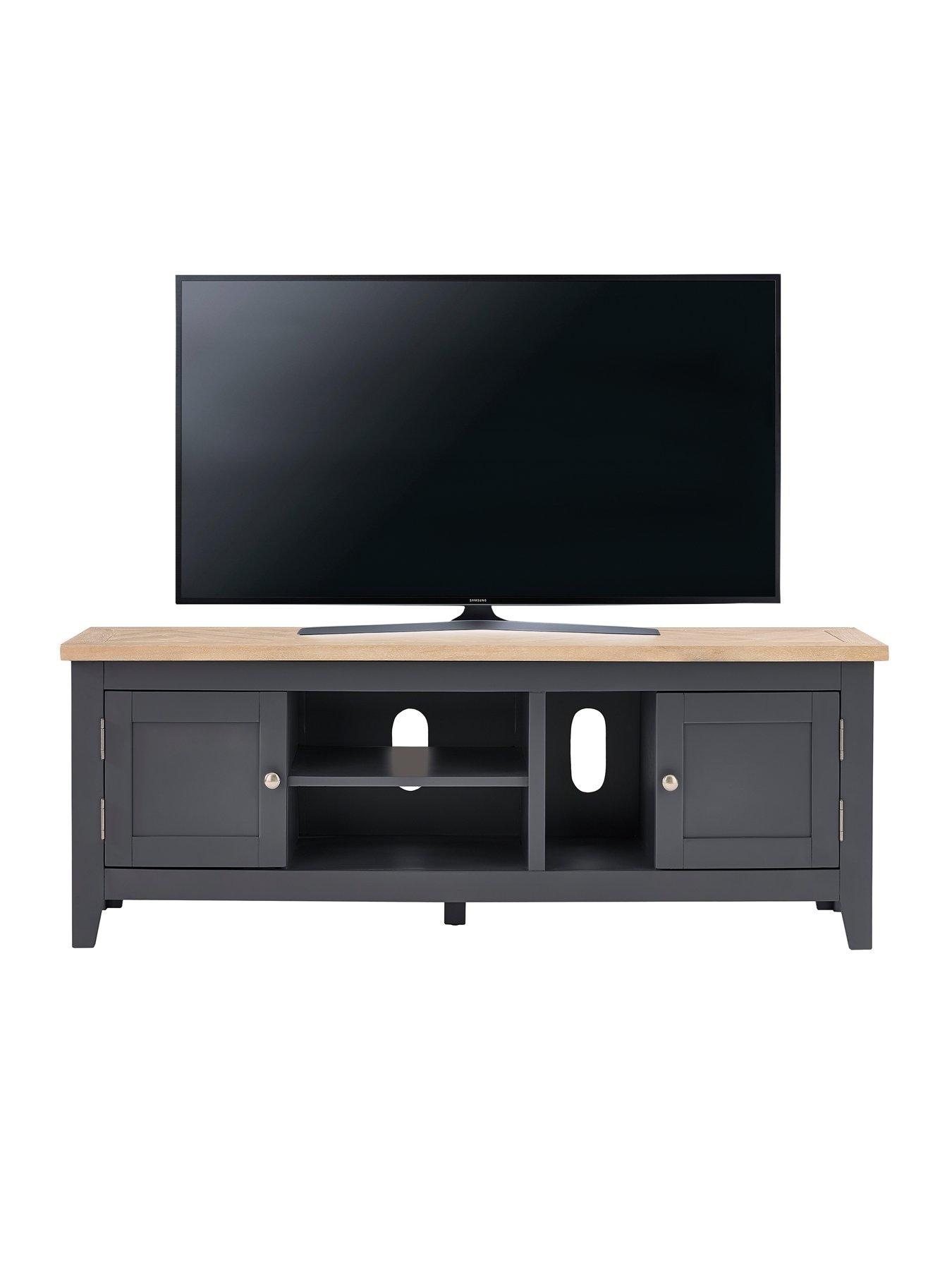 Julian Bowen Bordeaux Ready Assembled TV Unit fits up to 55 inch TV