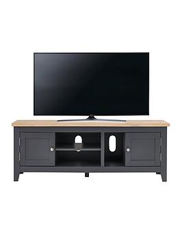 Product photograph of Julian Bowen Bordeaux Ready Assembled Tv Unit - Fits Up To 55 Inch Tv from very.co.uk