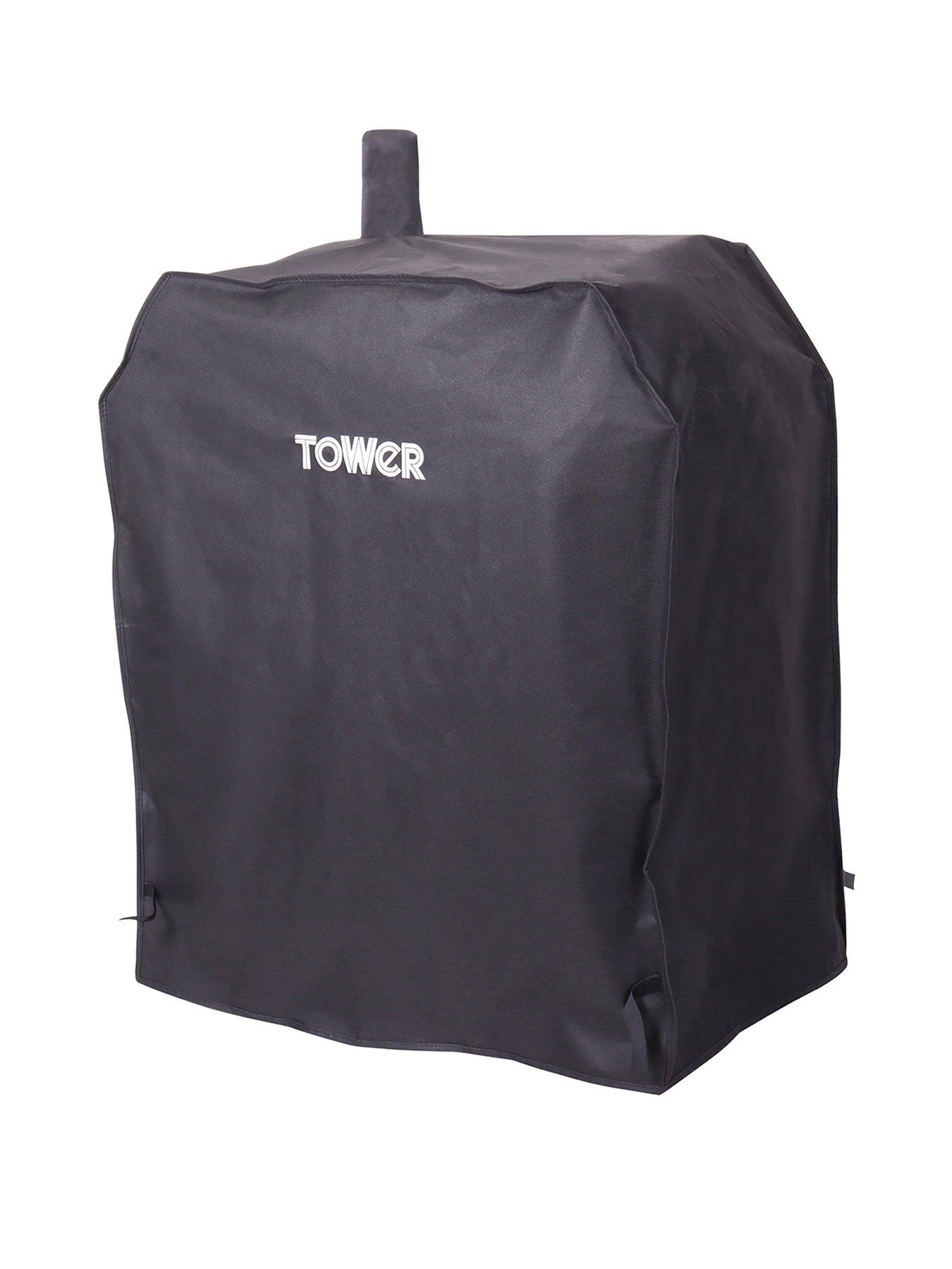 Product photograph of Tower Bbq Cover For Ignite Solo Compatible With Most Pedestal Bbqs Up To H124 5 X W120 5 X D61cm from very.co.uk