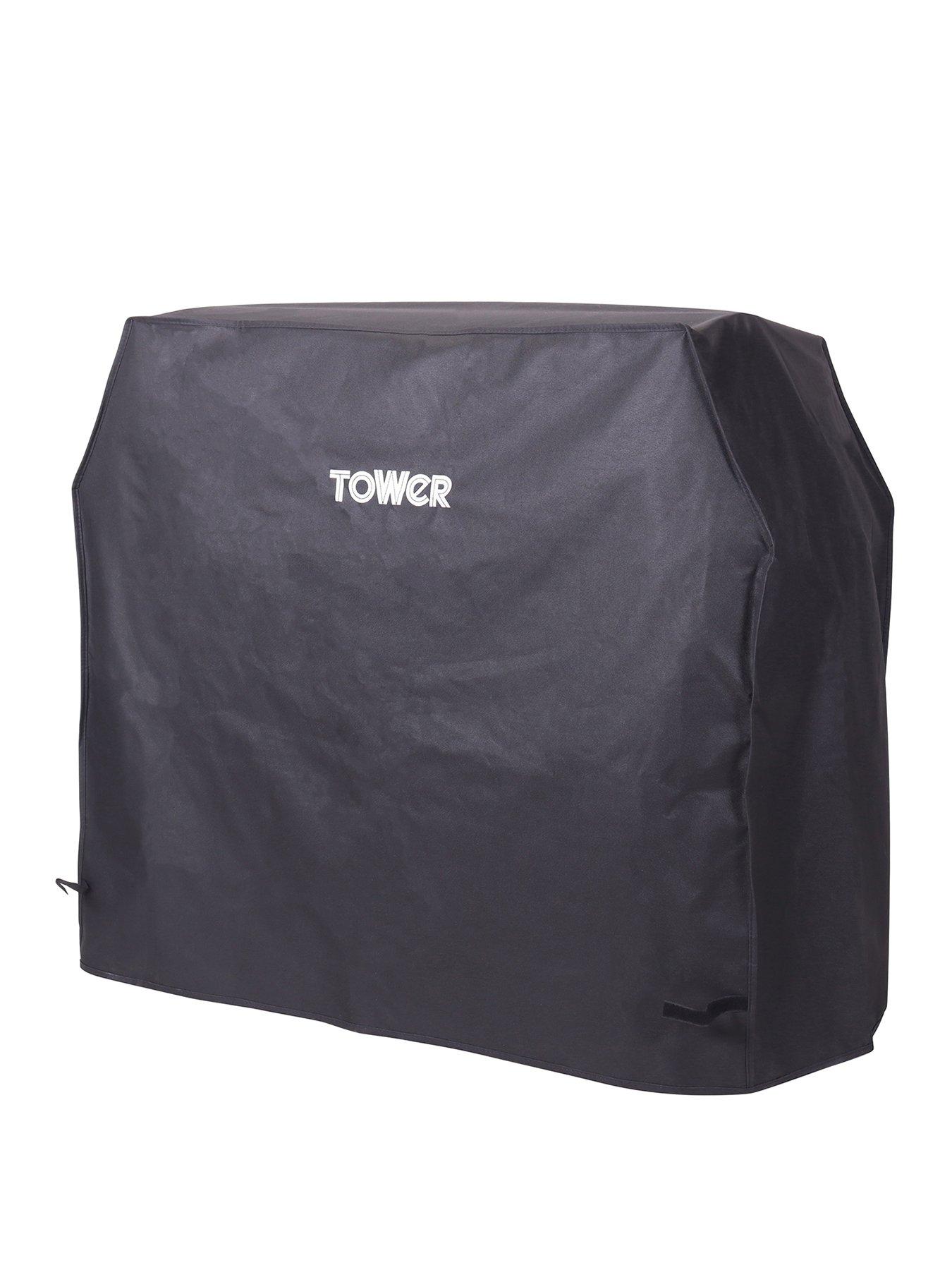 Product photograph of Tower Bbq Cover For Ignite Duo Xl Compatible With Most Wagon Grills Up To H98 4 X W53 X D108 5cm from very.co.uk