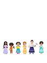 Image thumbnail 1 of 6 of Disney Encanto Small Doll Character 6 Pack