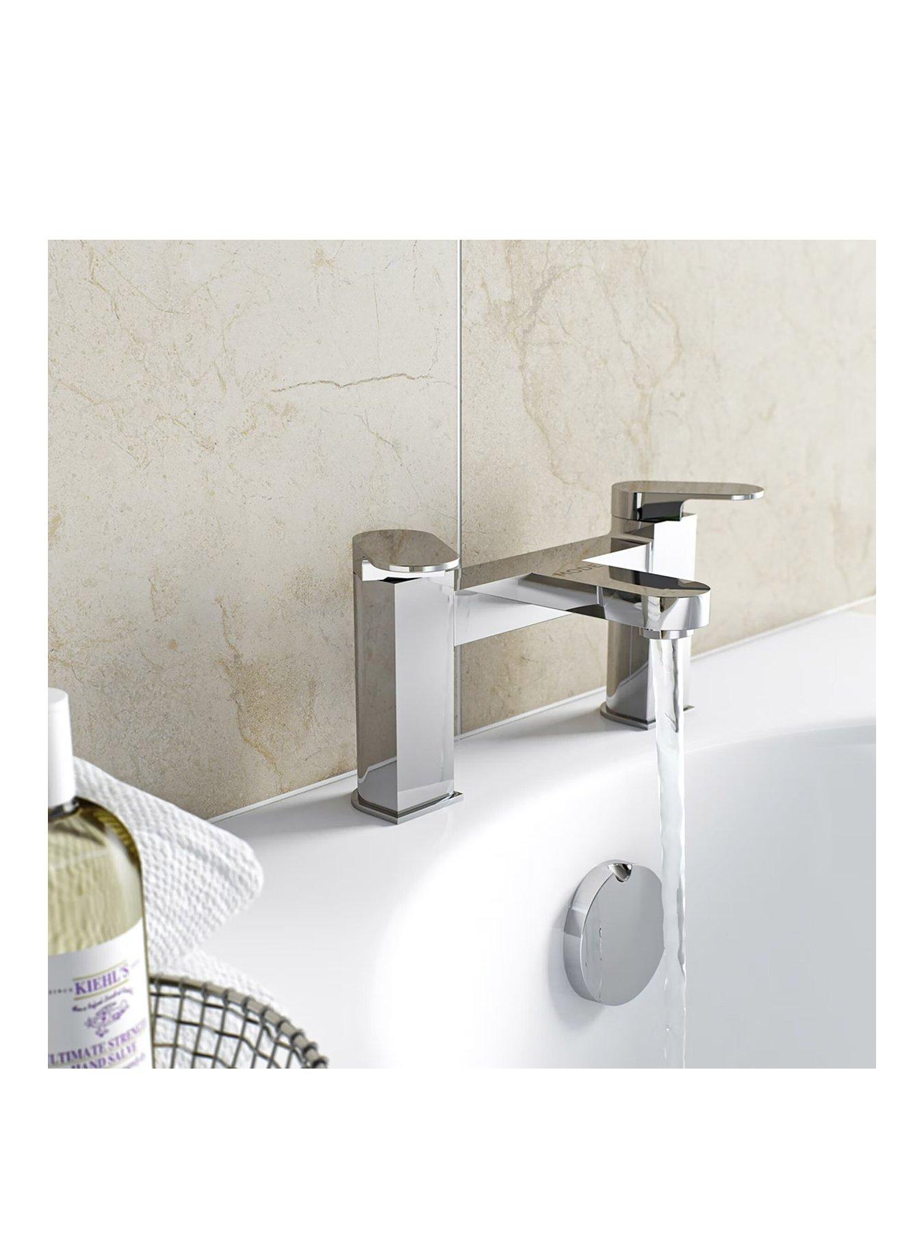 Product photograph of Mode Bathrooms By Victoria Plum Heath Contemporary Lever Bath Mixer Tap from very.co.uk