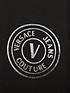  image of versace-jeans-couture-small-circle-logo-zip-through-hoodie-blacknbsp