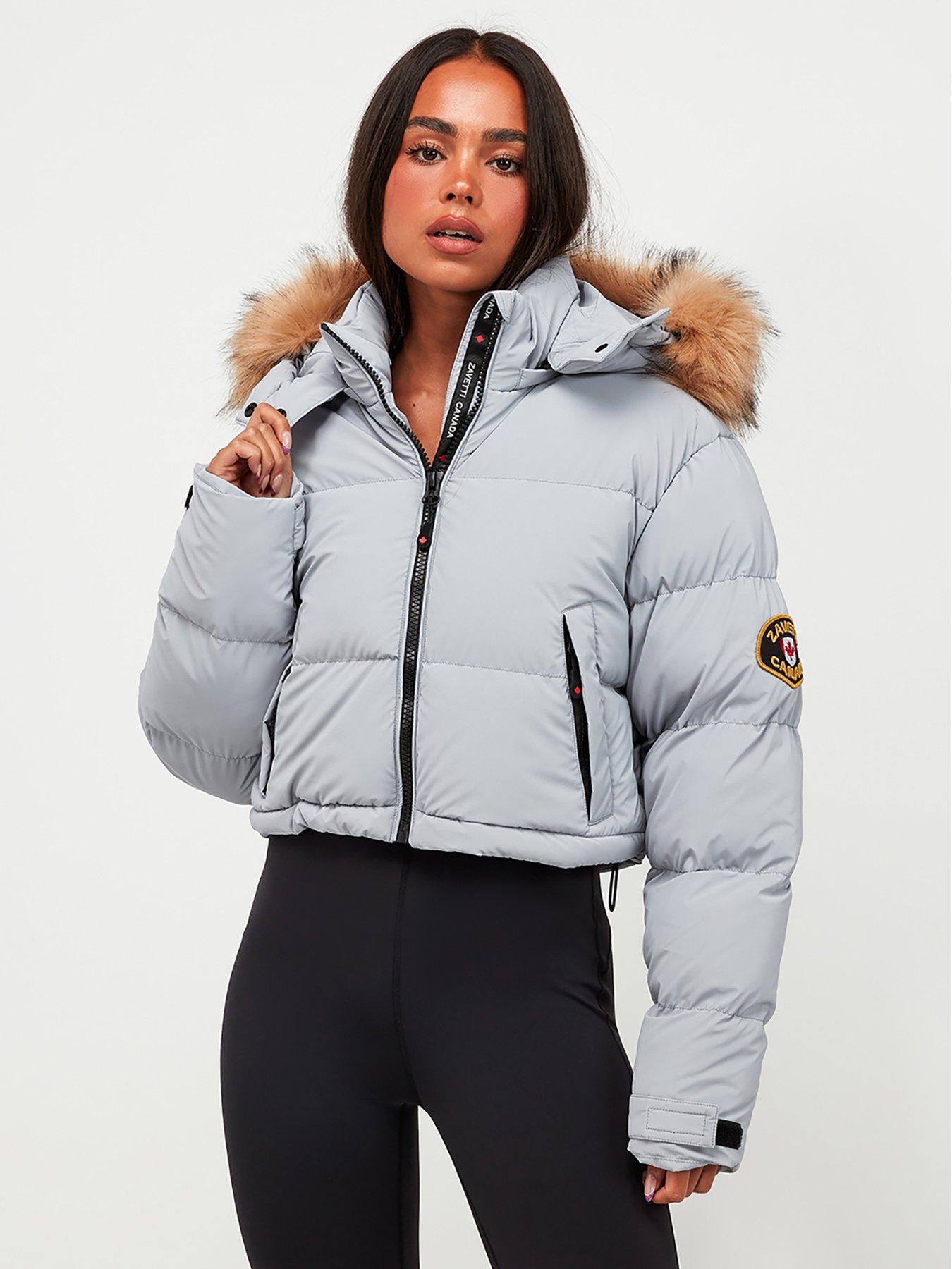 Zavetti Canada Oshawa 2.0 Puffer Parka Jacket, Stone