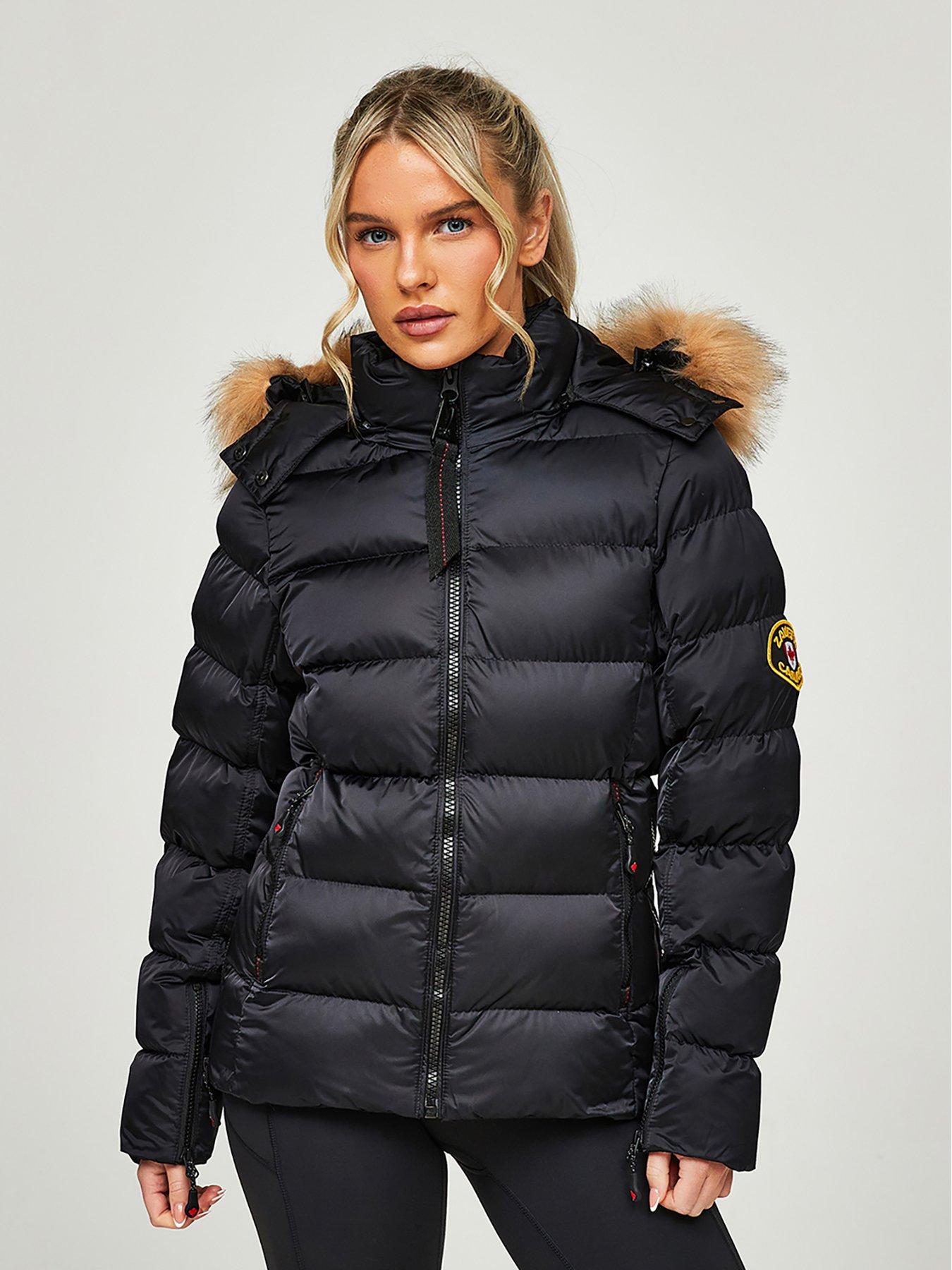 Short black clearance padded jacket women's