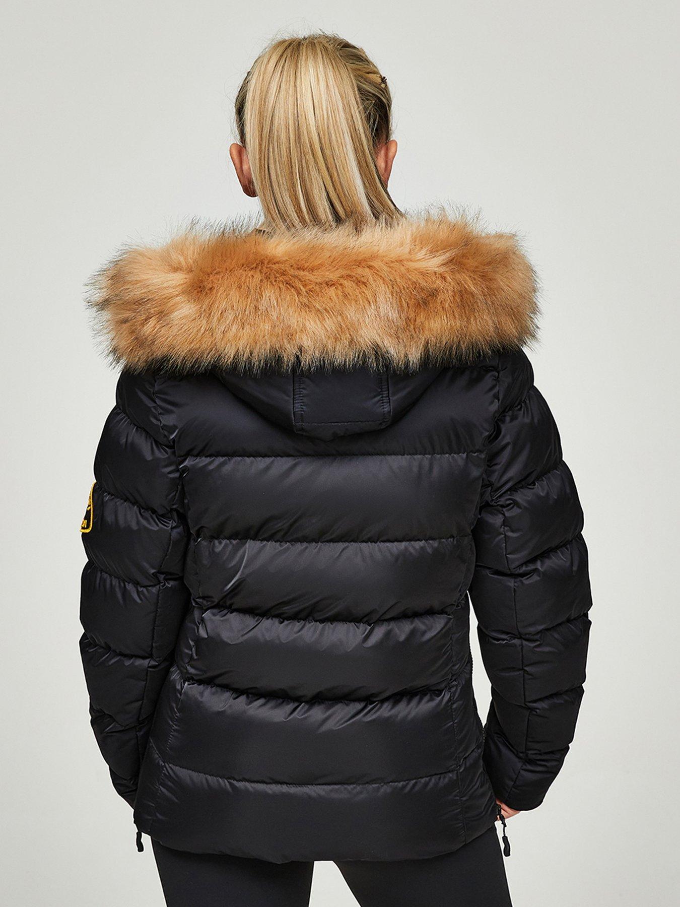 Image 2 of 6 of Zavetti Canada Virna Short Padded&nbsp;Jacket -&nbsp;Black