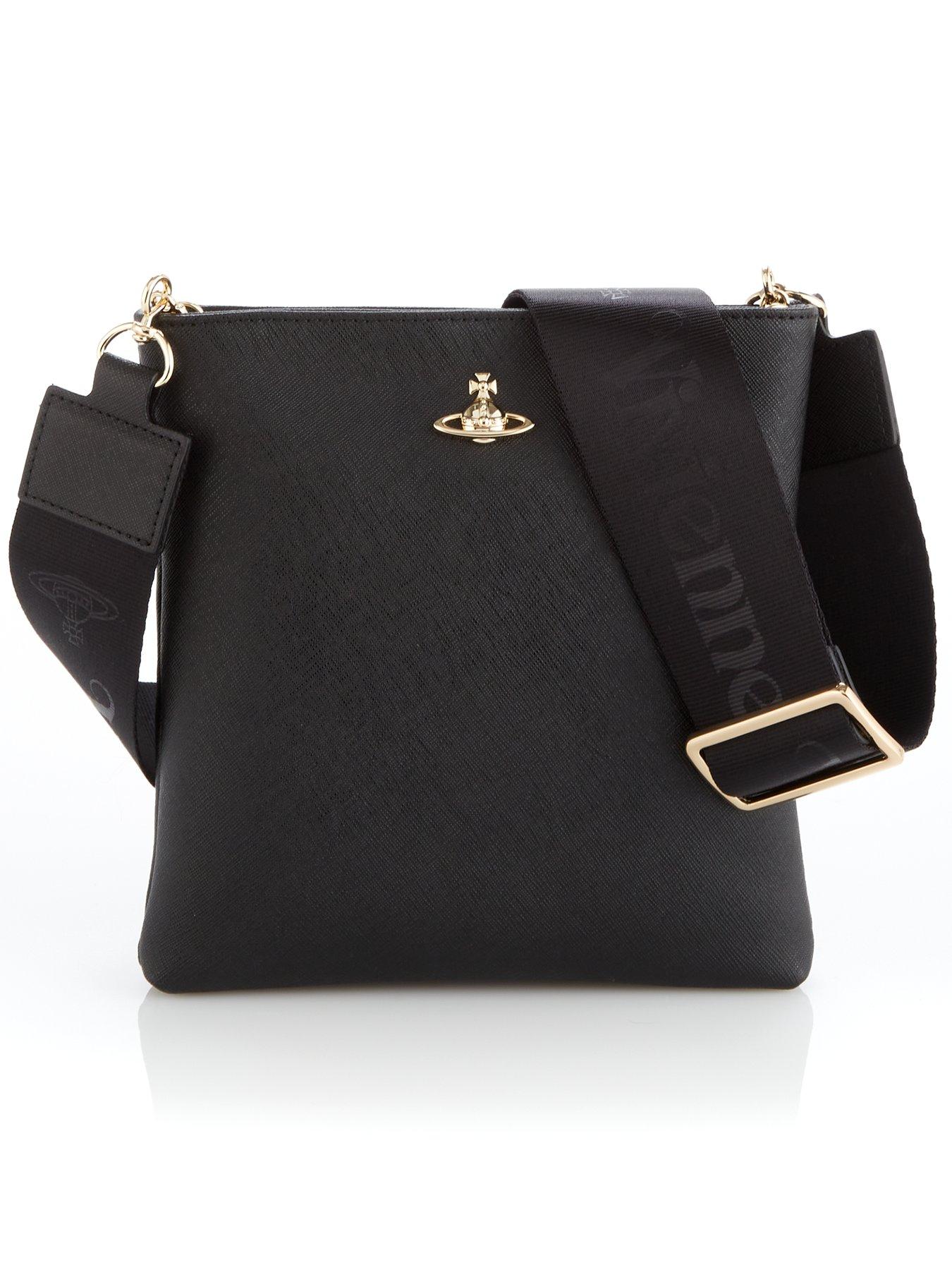 Vivienne Westwood Squire Square Crossbody Bag Black very.co.uk