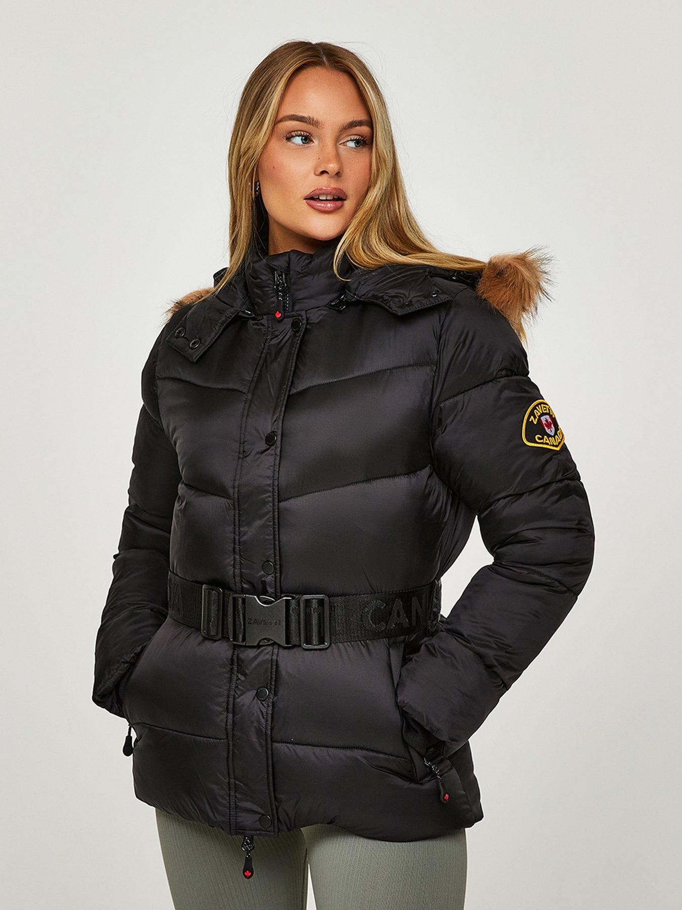 4 | Black | L | Zavetti canada | Coats & jackets | Women | www.very.co.uk