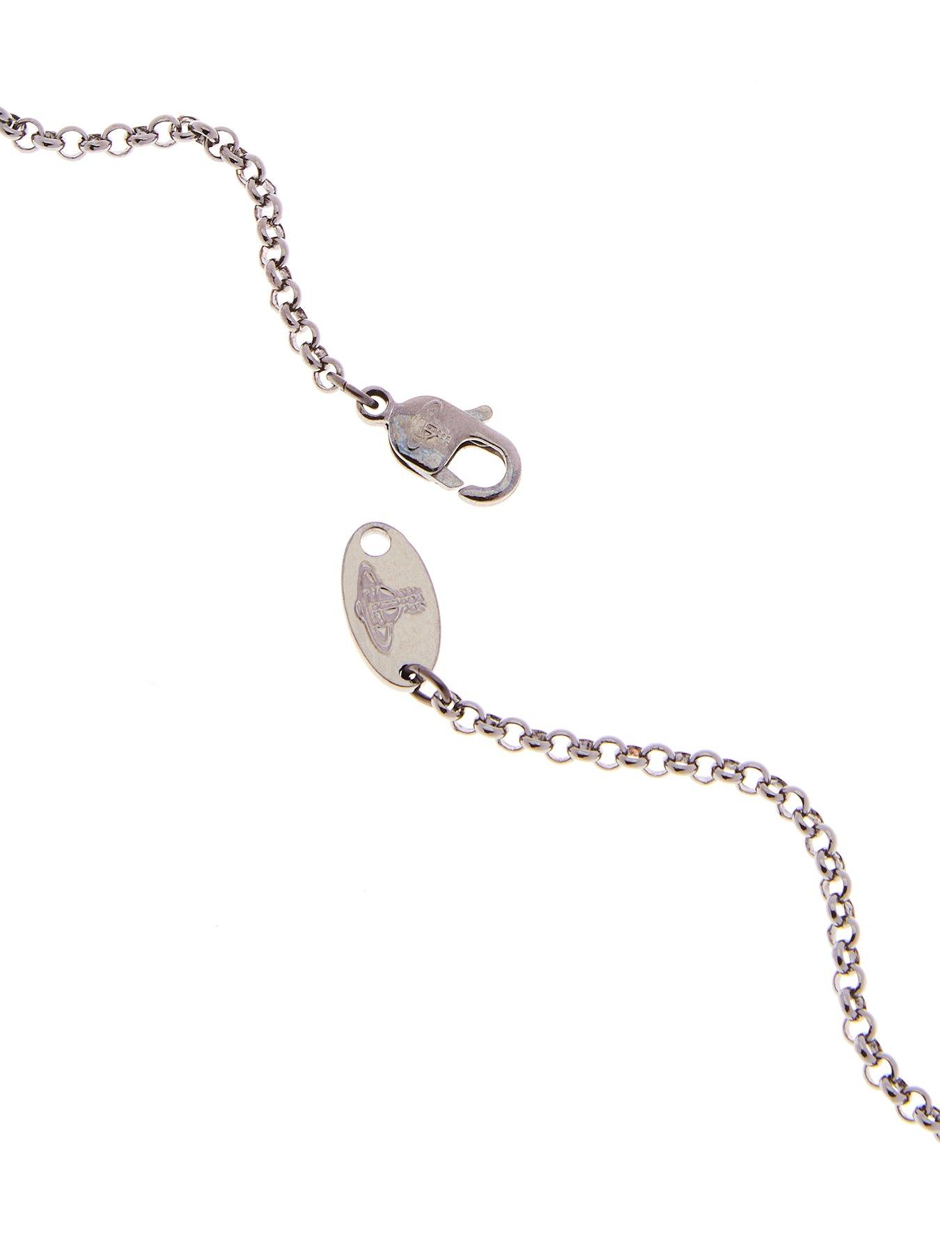 VIVIENNE WESTWOOD - Bas Relief Orb mini silver-tone brass necklace