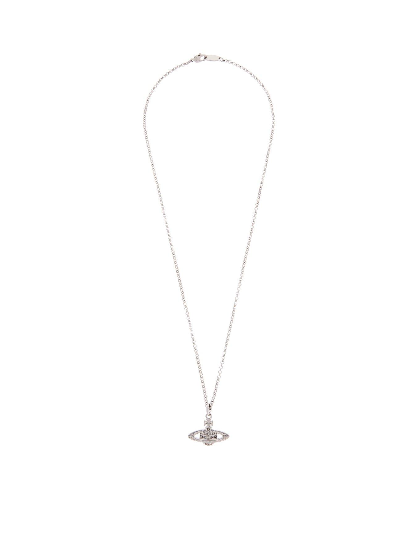 VIVIENNE WESTWOOD - Bas Relief Orb mini silver-tone brass necklace