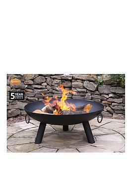 Product photograph of Gardeco Dakota Large Steel Fire Pit from very.co.uk