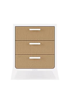 Product photograph of Snuz Fino Changing Unit - White Natural from very.co.uk