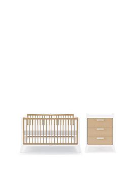 Product photograph of Snuz Fino 2 Piece Set - White Natural from very.co.uk