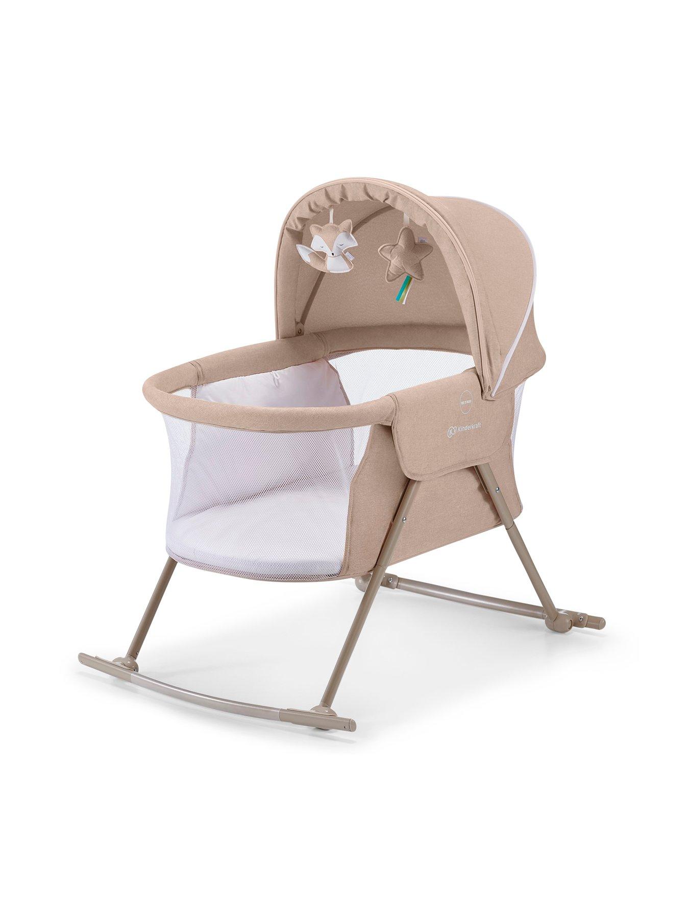 LOVI 3 in 1 Baby Cot Cradle Beige