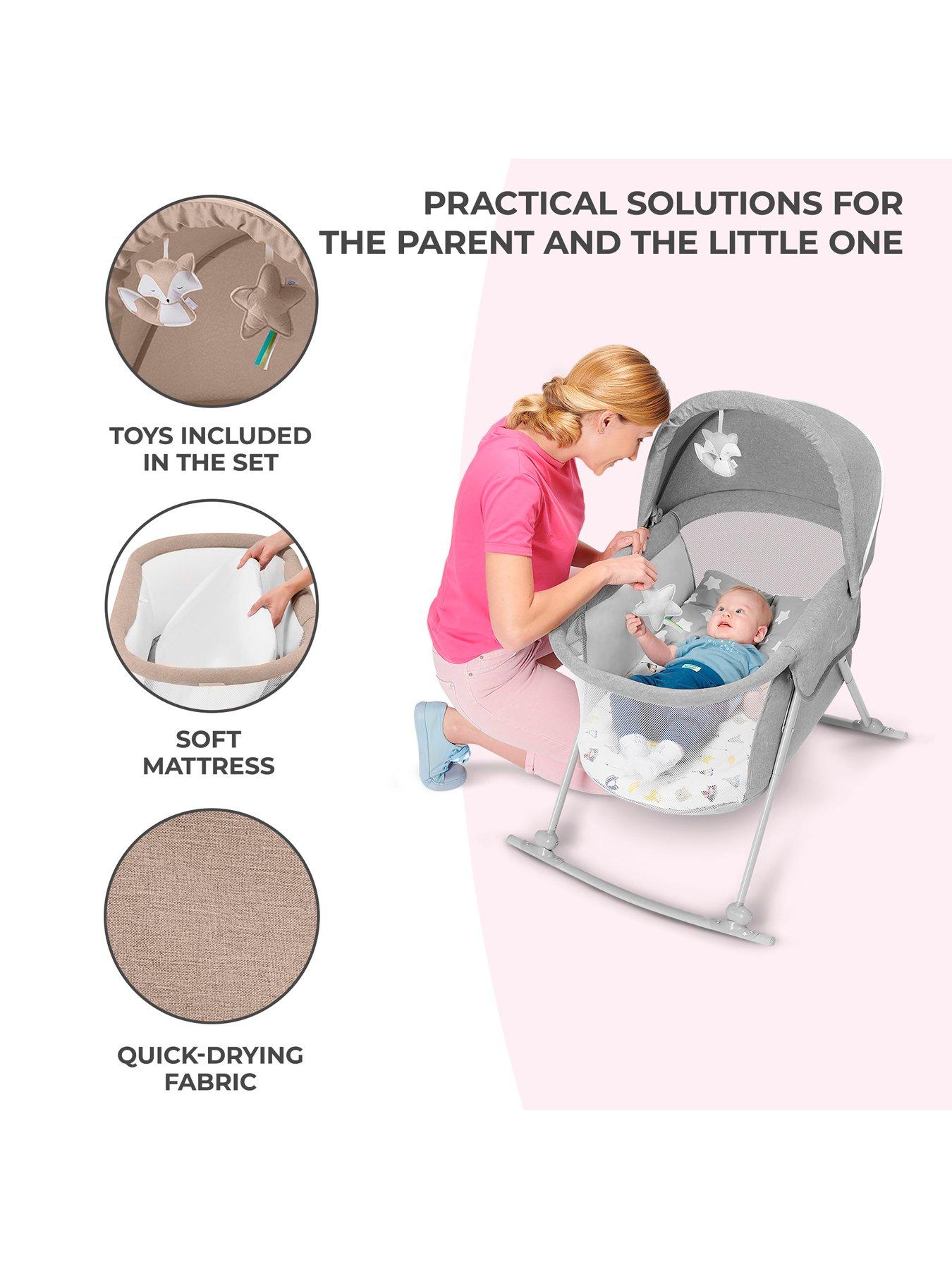 Image 5 of 8 of Kinderkraft LOVI 3-in-1&nbsp;Baby Cot/Cradle&nbsp;- Beige
