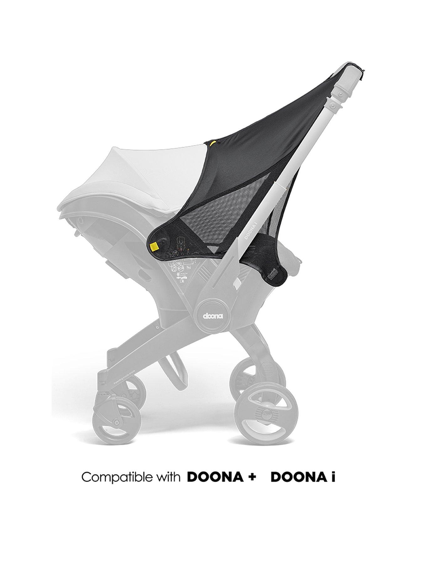 Doona Sunshade Extension - Black