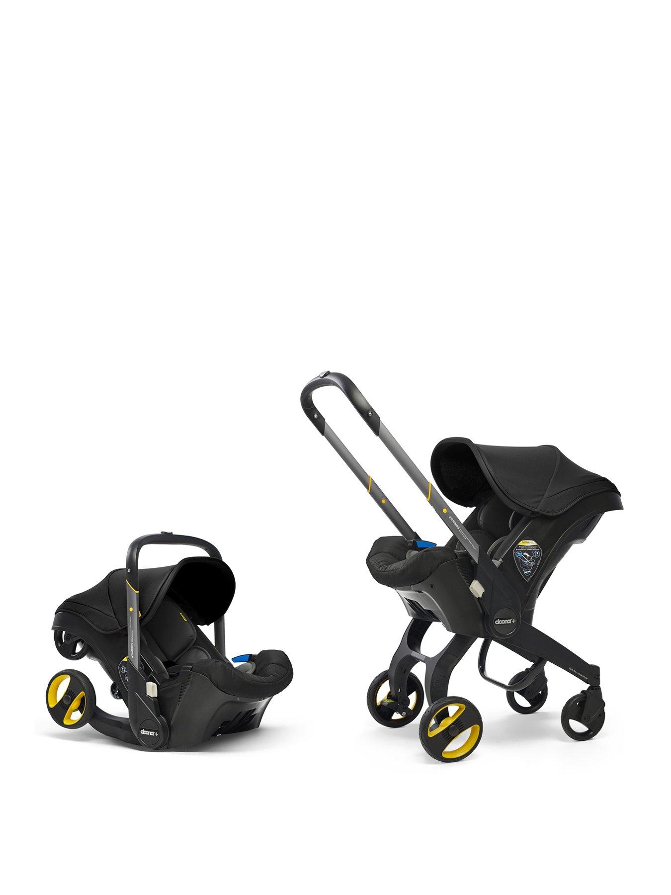 Doona Doona+ Car Seat & Stroller Nitro Black very.co.uk
