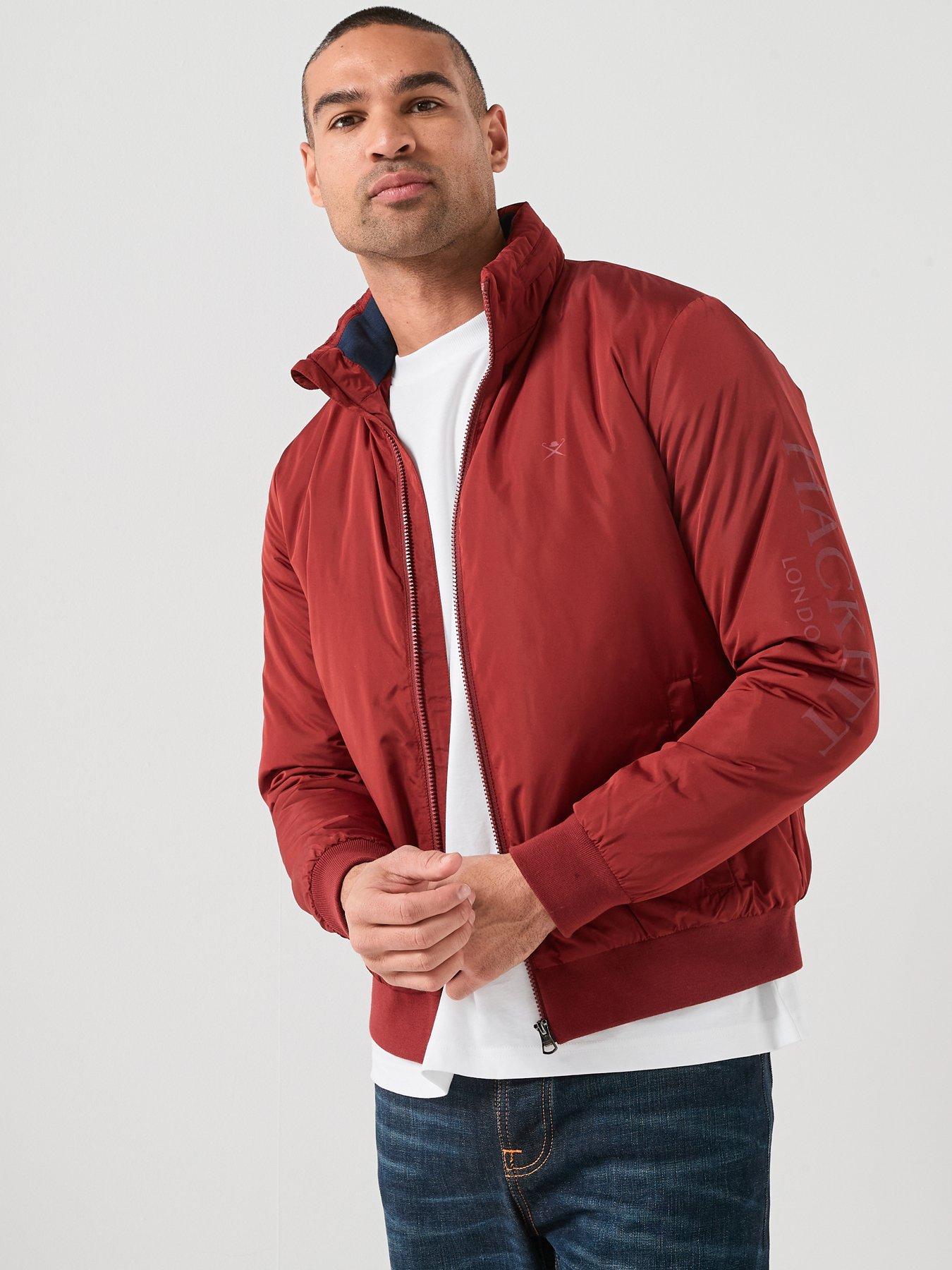 Image 1 of 6 of Hackett Heritage Windbreaker Jacket - Red